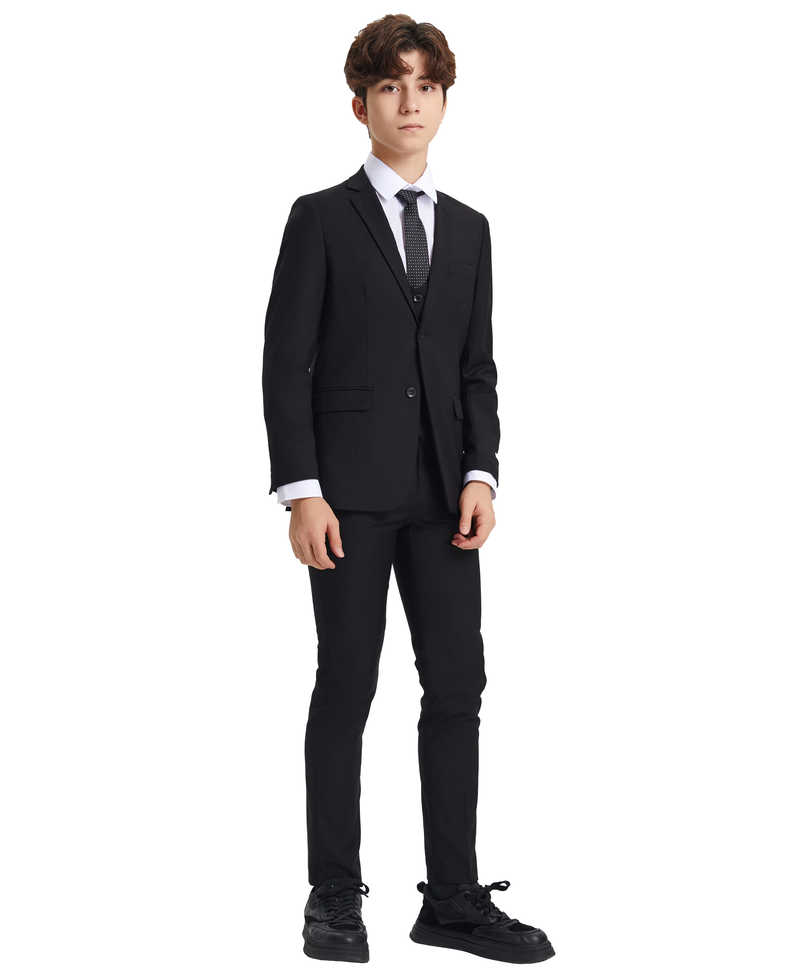 Stacy Adams 5pc Boys Suit, Black