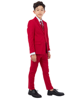 Stacy Adams 5pc Boys Suit, Red