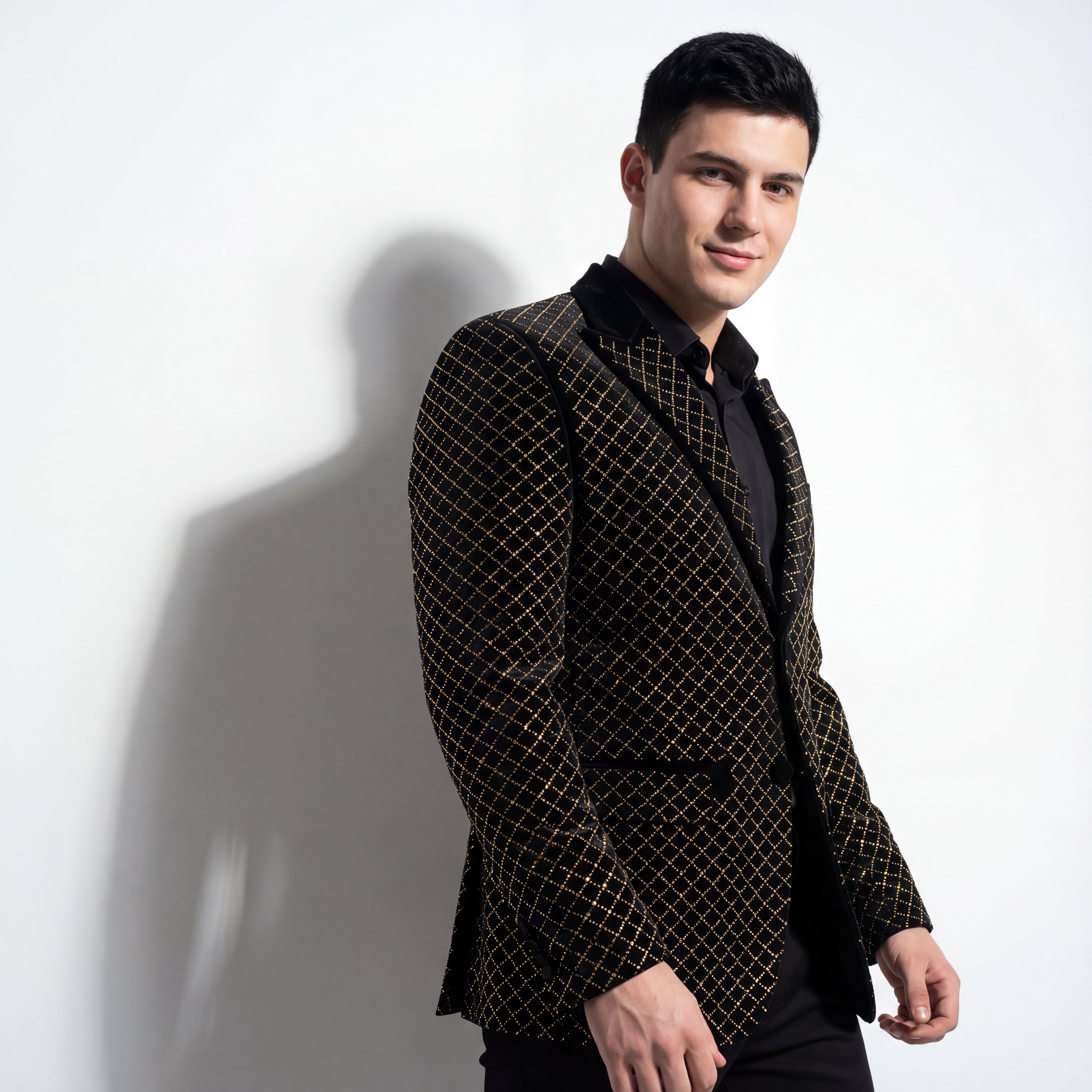 Opulent Outfit Blazer BLACK/GOLD