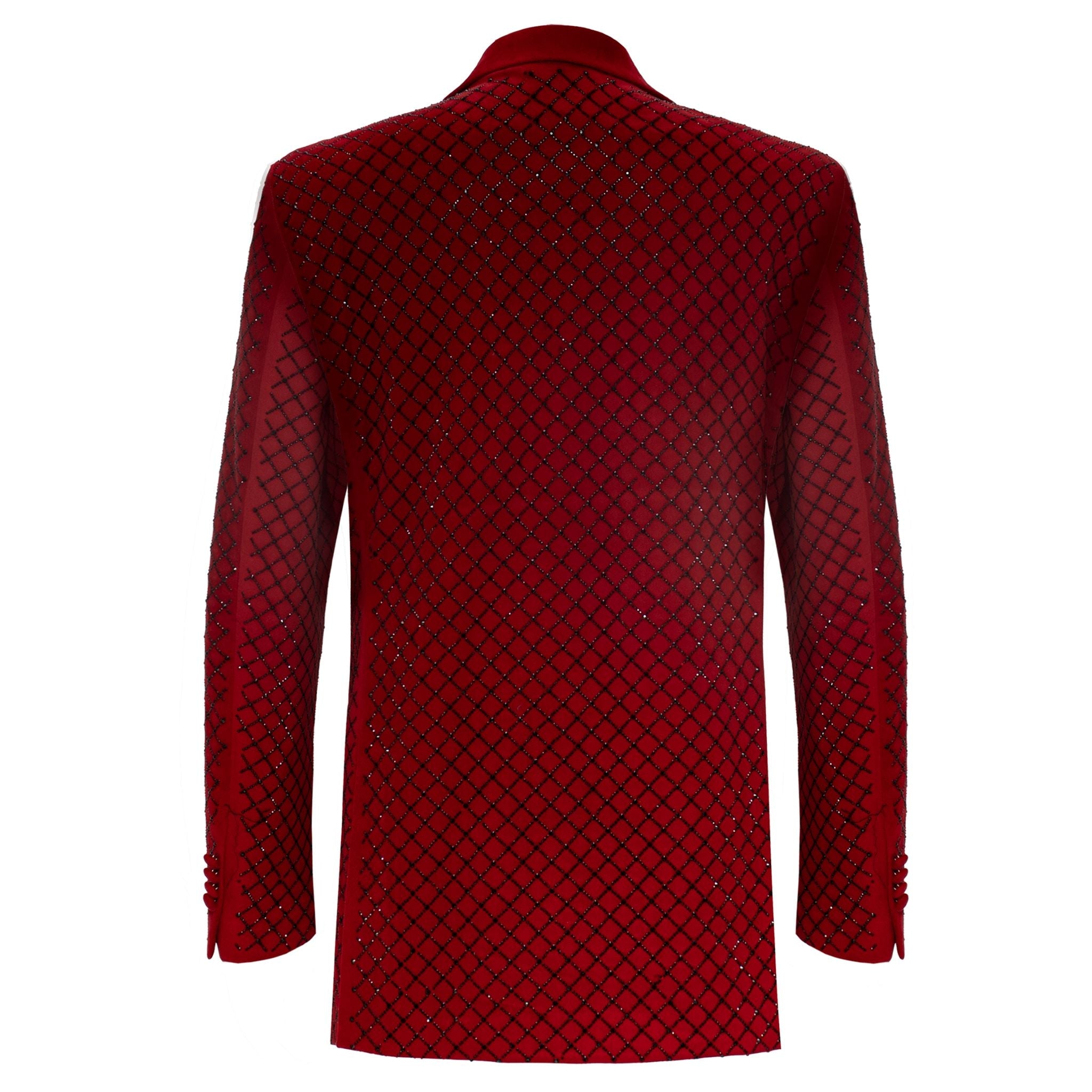 Opulent Outfit Blazer RED/BLACK