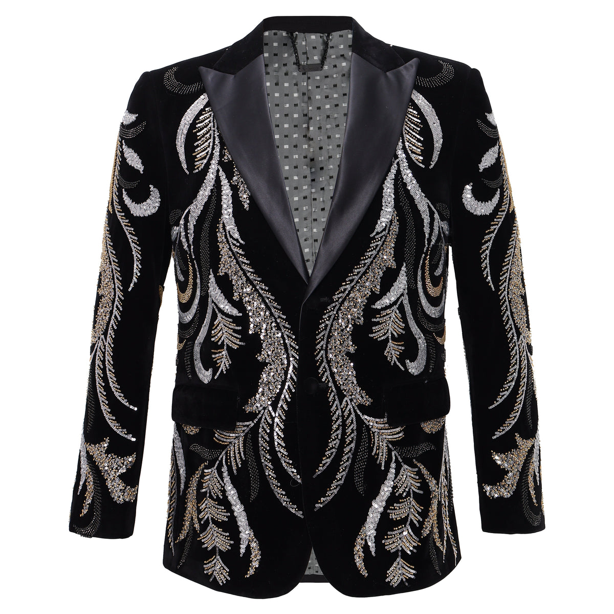 Crystal Gold Blazer BLACK/GOLD