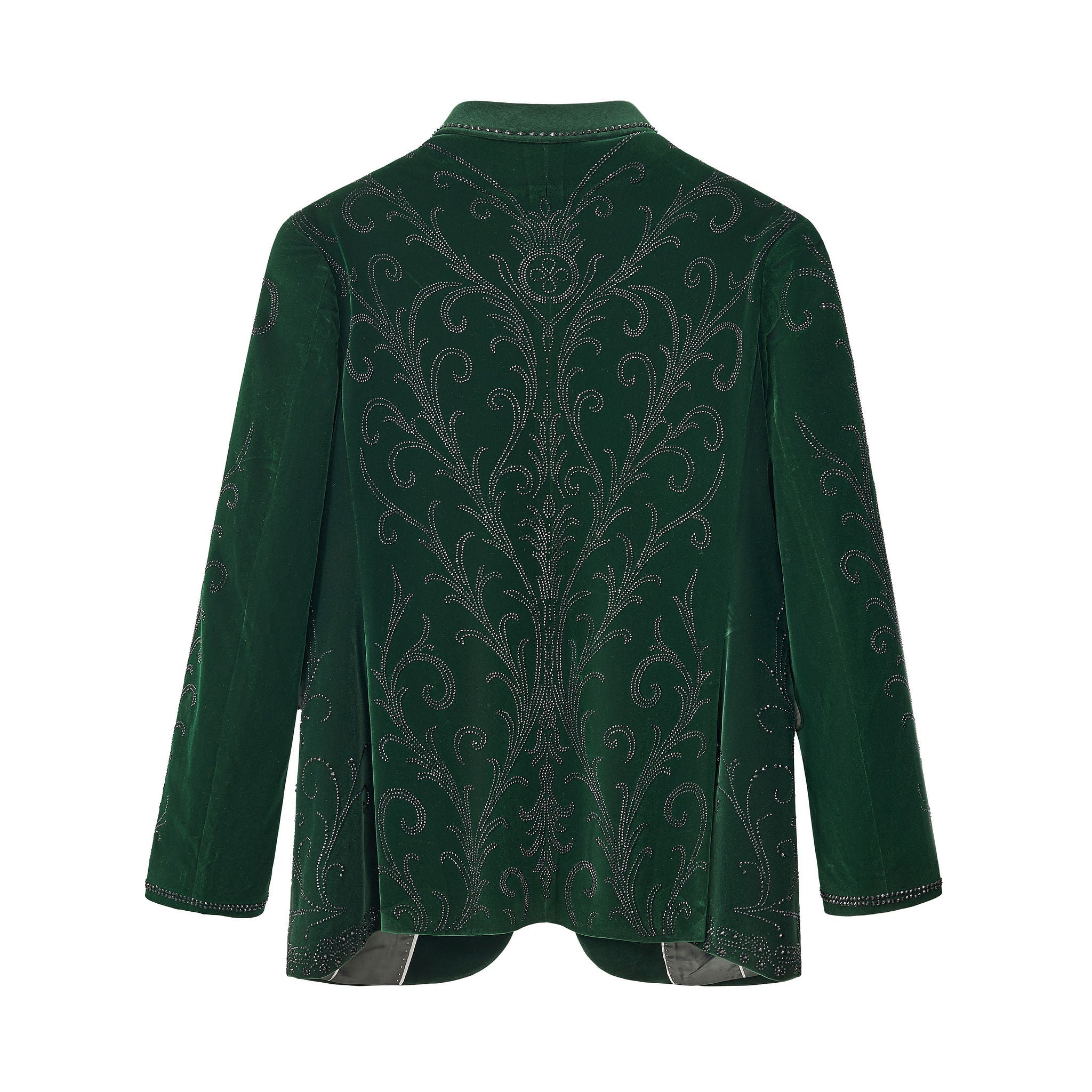 Valent Velvet Blazer GREEN
