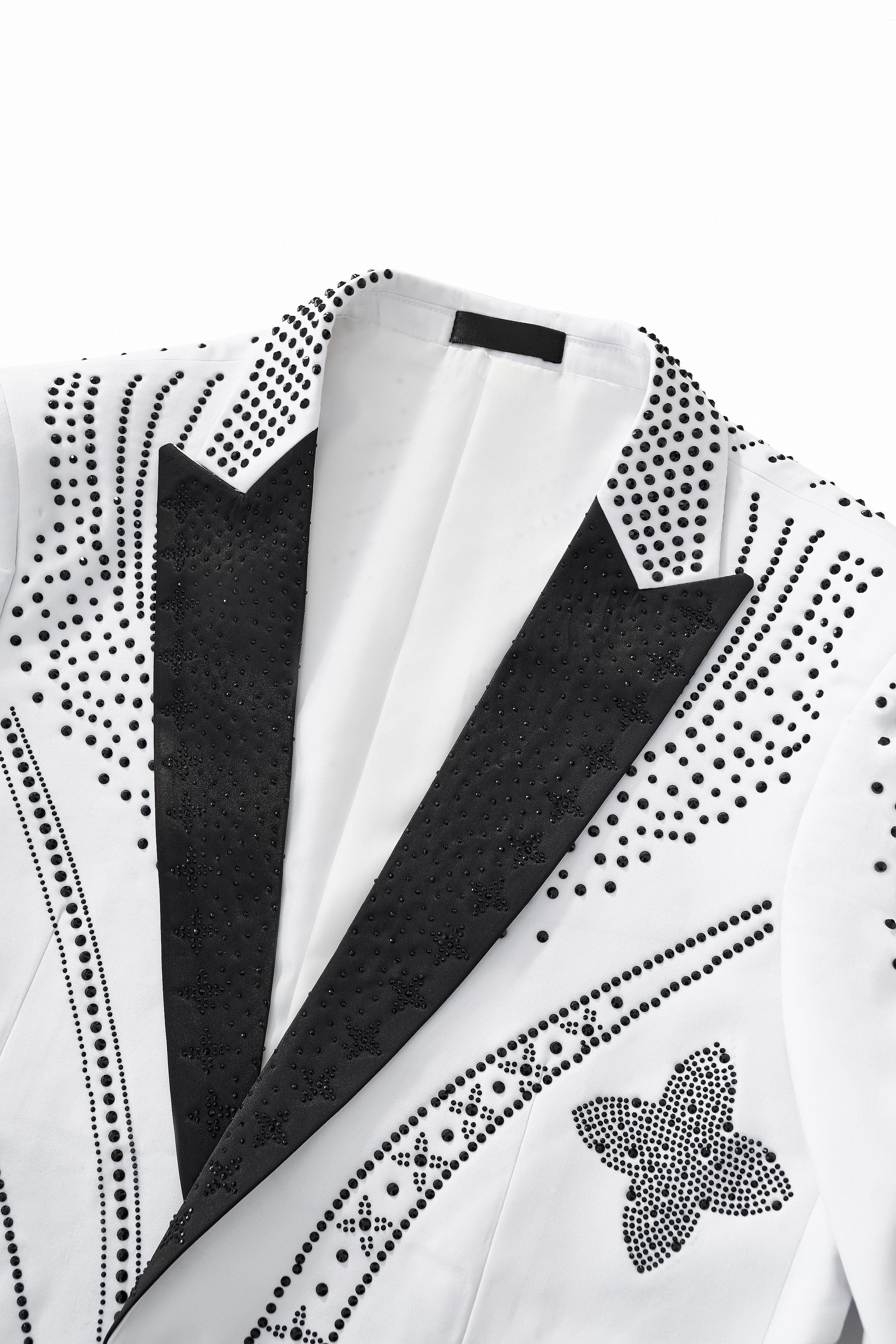 Celestial Wave Blazer WHITE/BLACK