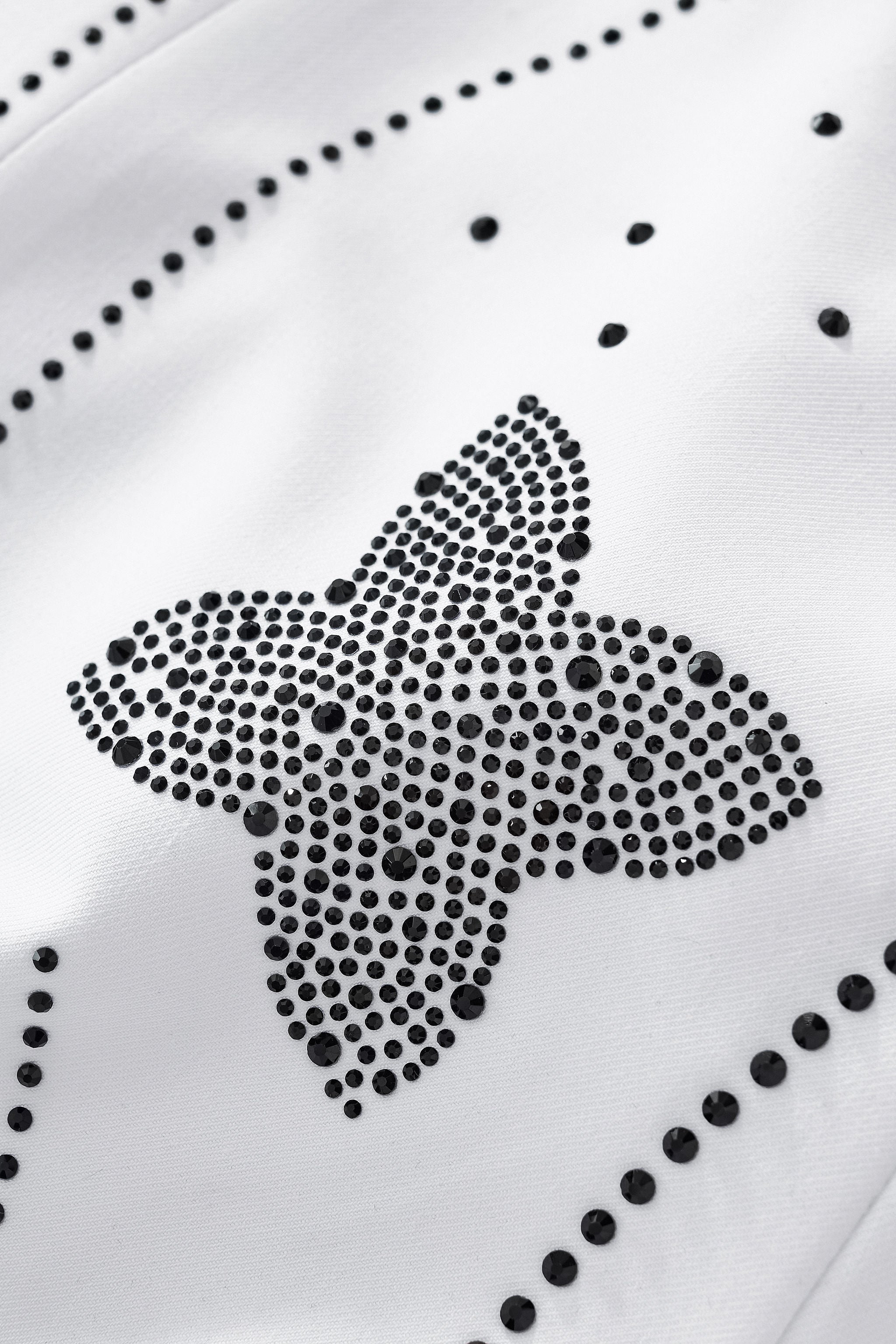 Celestial Wave Blazer WHITE/BLACK