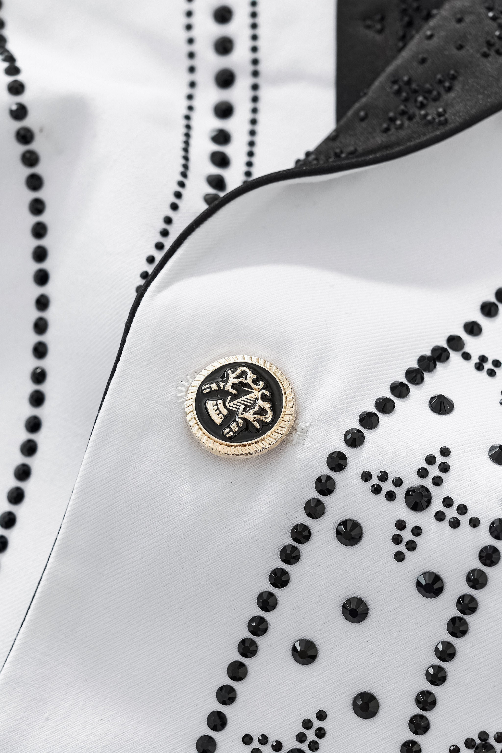 Celestial Wave Blazer WHITE/BLACK