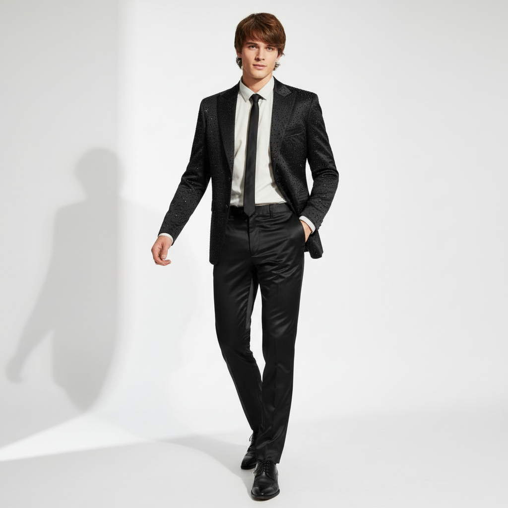 Nudie suit Set - BLACK/BLACK