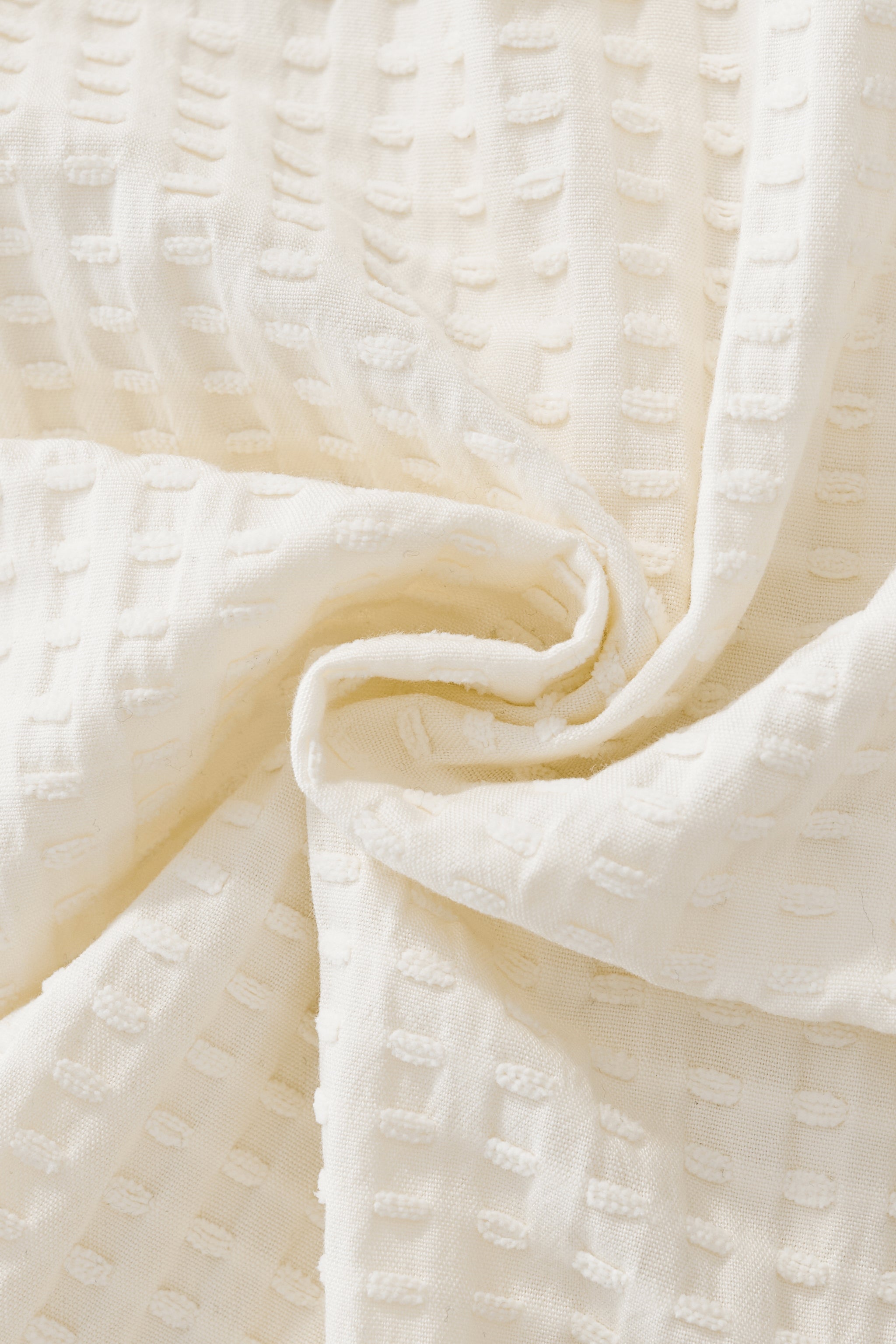 Drift Set – Waffle Textured Shirt & Short WHITE