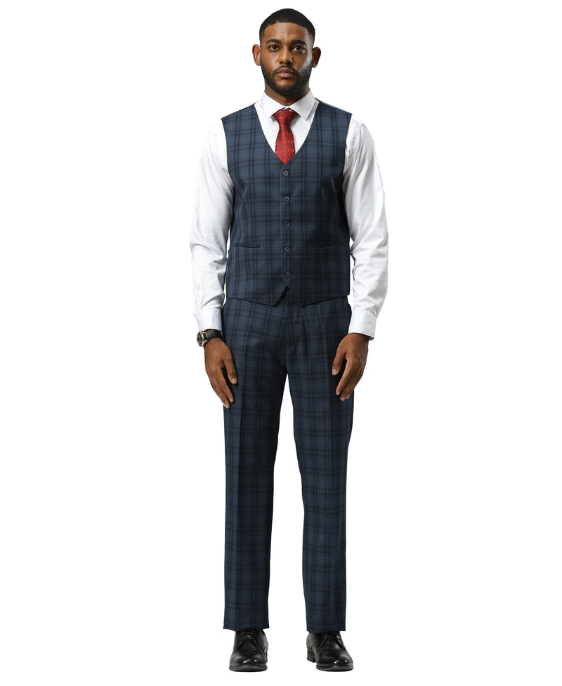 Mens Suit Glen Plaid by Stacy Adams