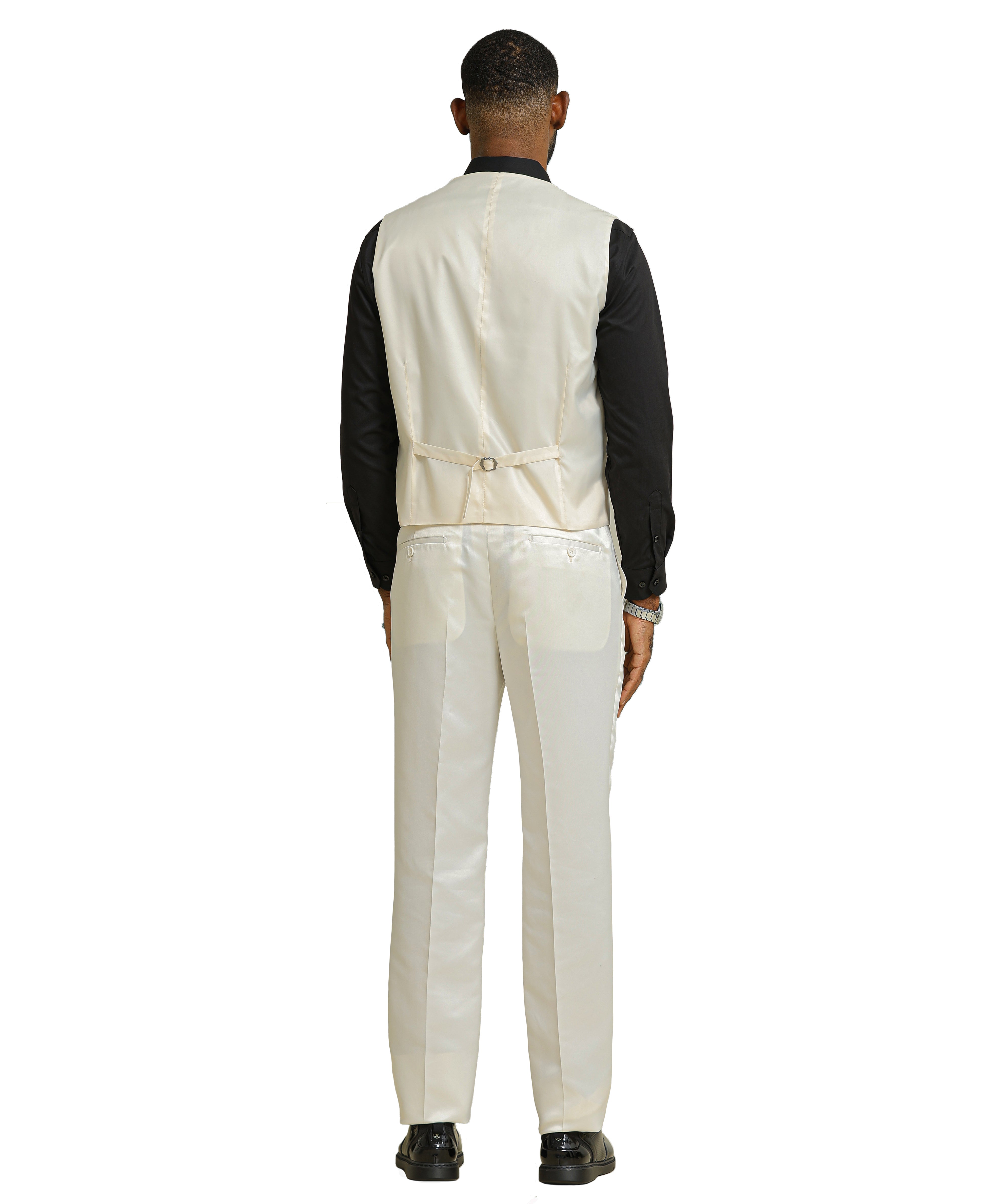 Mens Suit Satin Peak Lapel by Stacy Adams