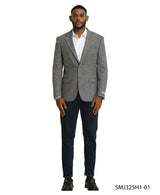 Tweed Stacy Adams Grey Jacket