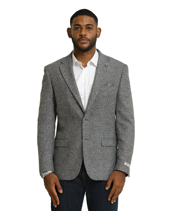 Tweed Stacy Adams Grey Jacket