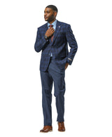 Mens-jacket Windowpane by Stacy Adams