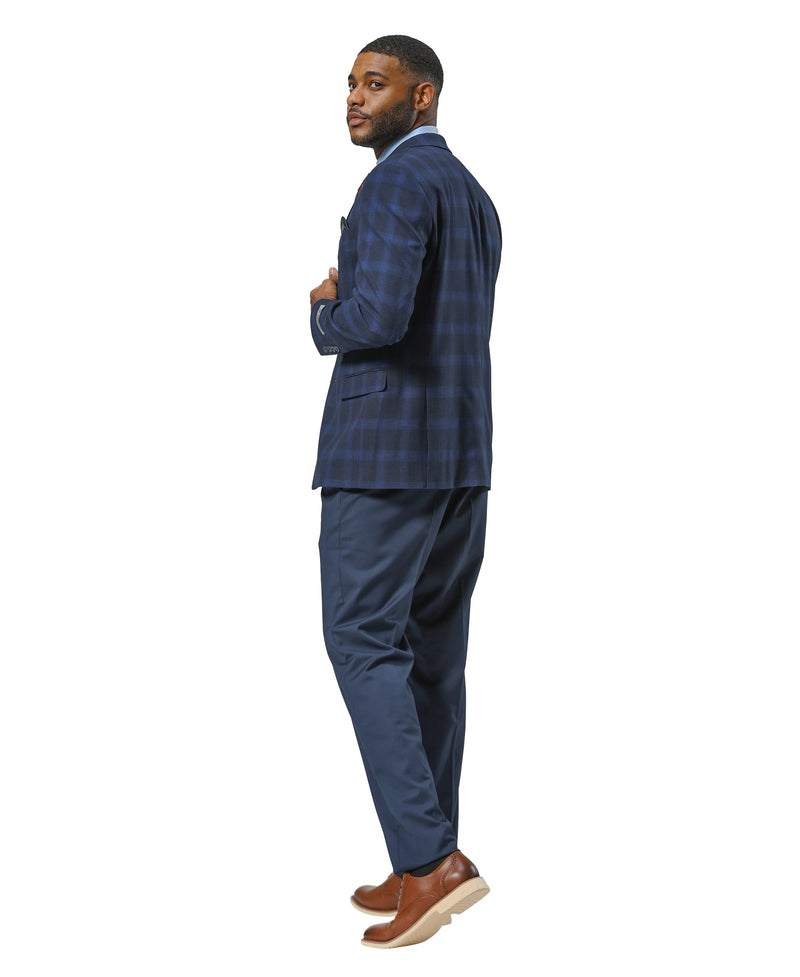 Mens-jacket Windowpane by Stacy Adams