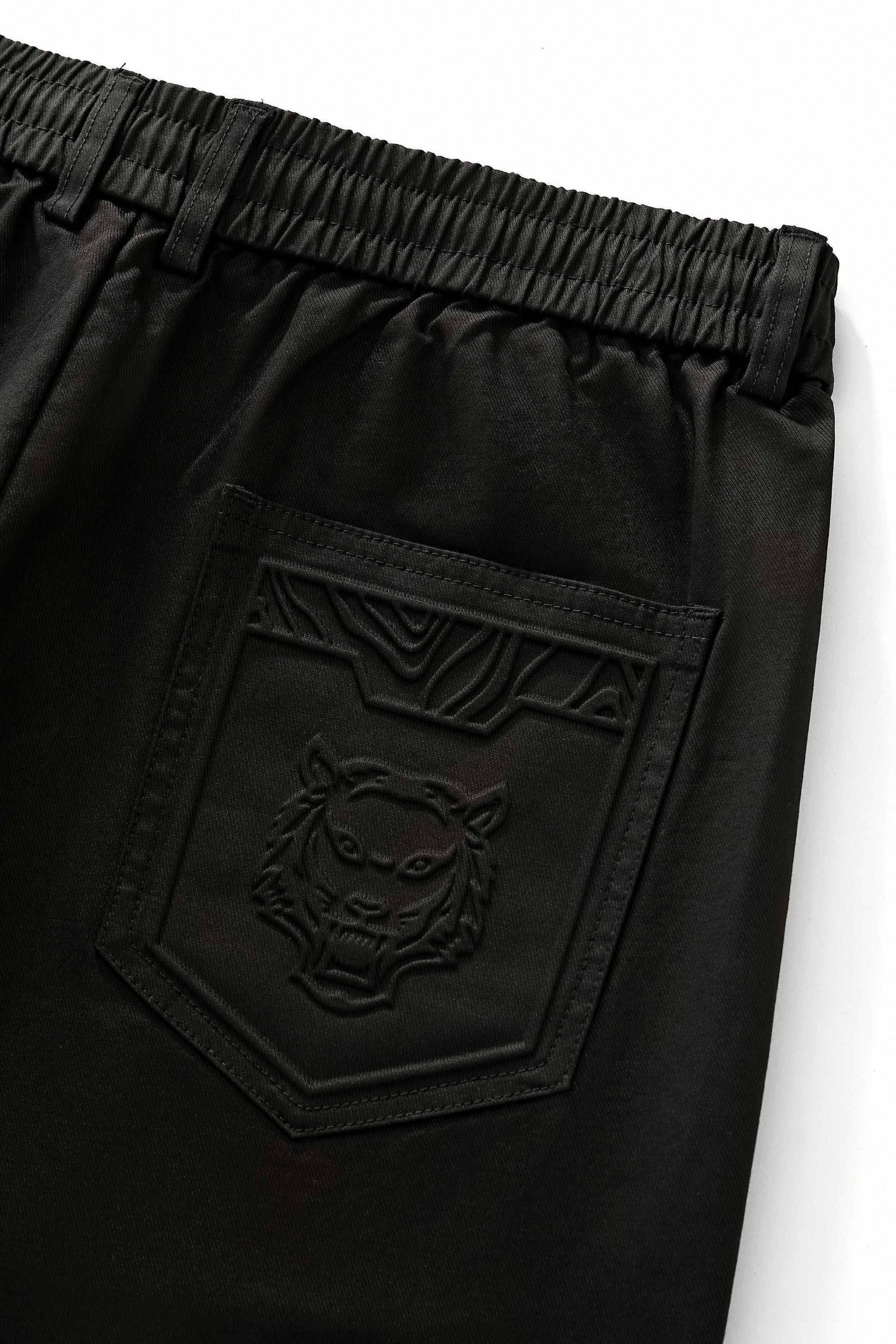 Apex Drawstring Stretch Shorts BLACK