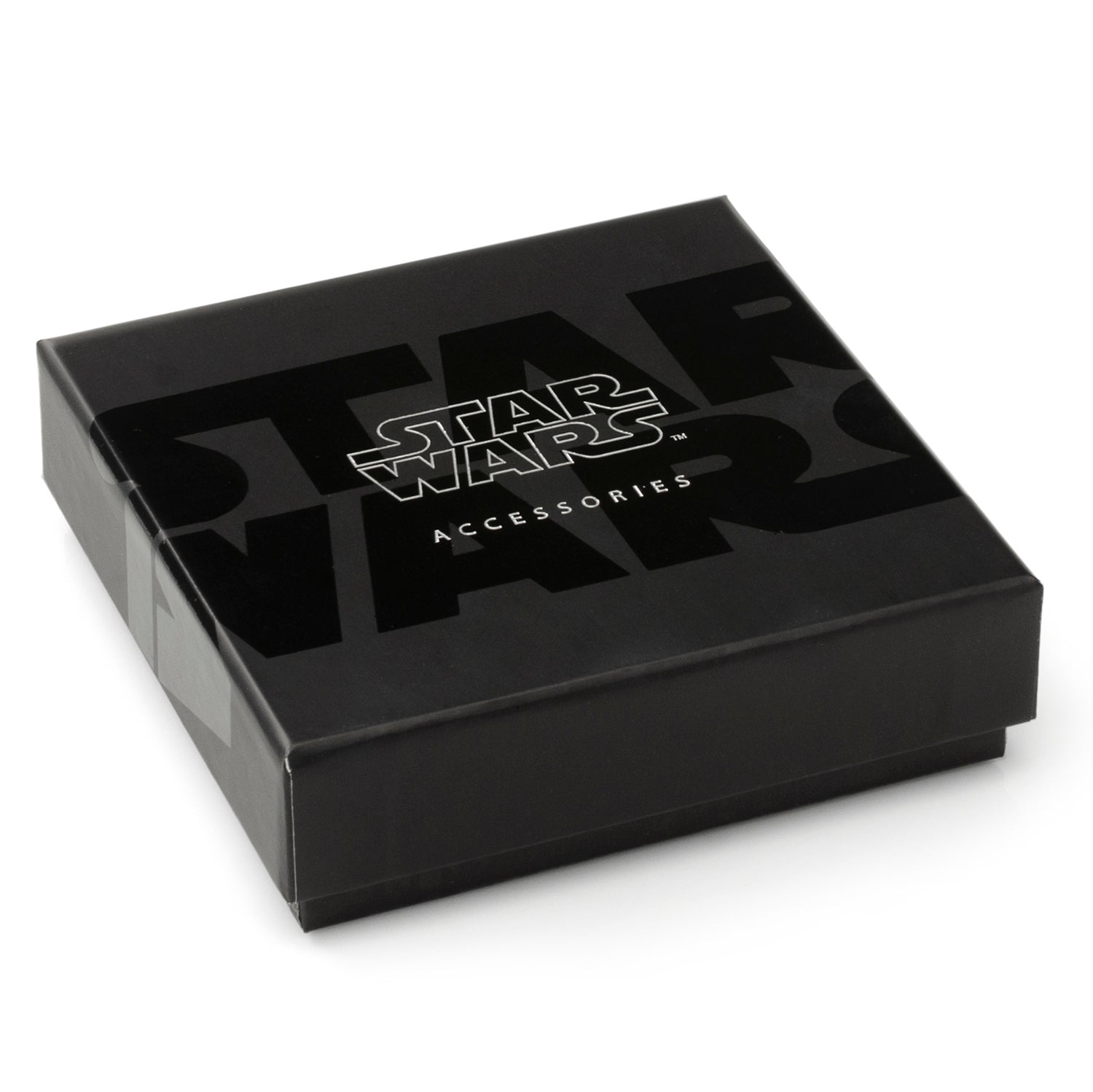 Star Wars Mandalorian Double Wrap Stainless Steel Black Bracelet