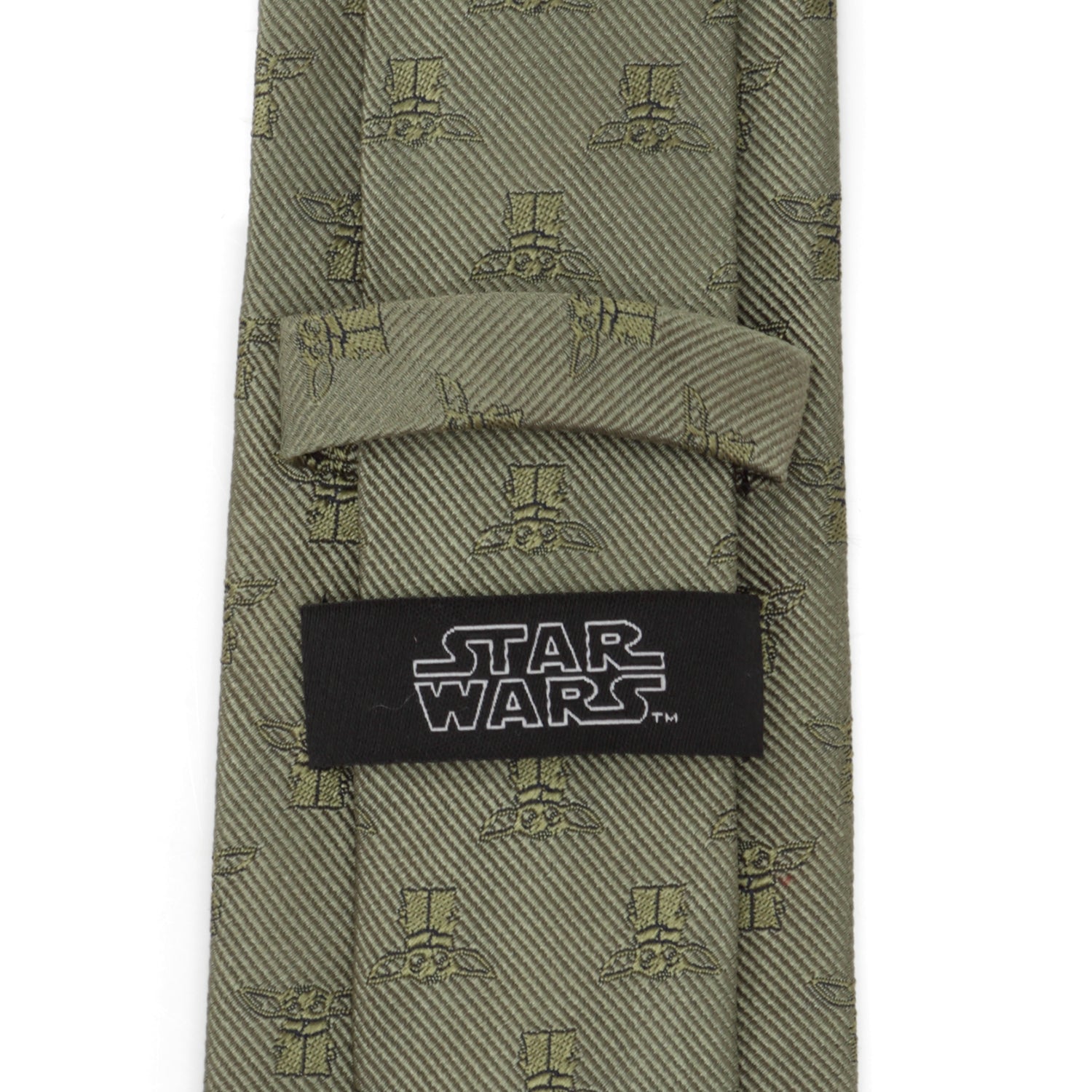 Star Wars Grogu Sage Green Tie