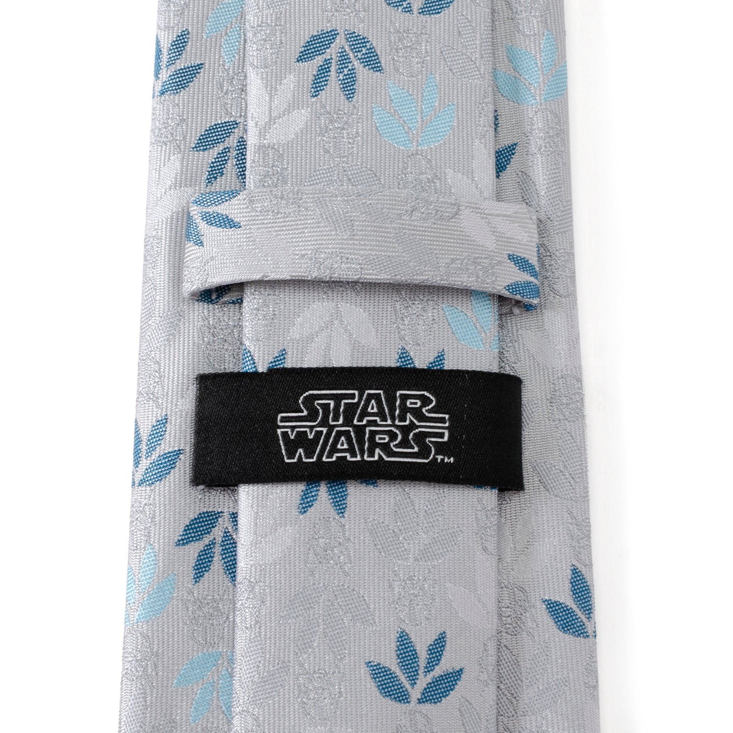 Star Wars Darth Vader Gray Floral Tie