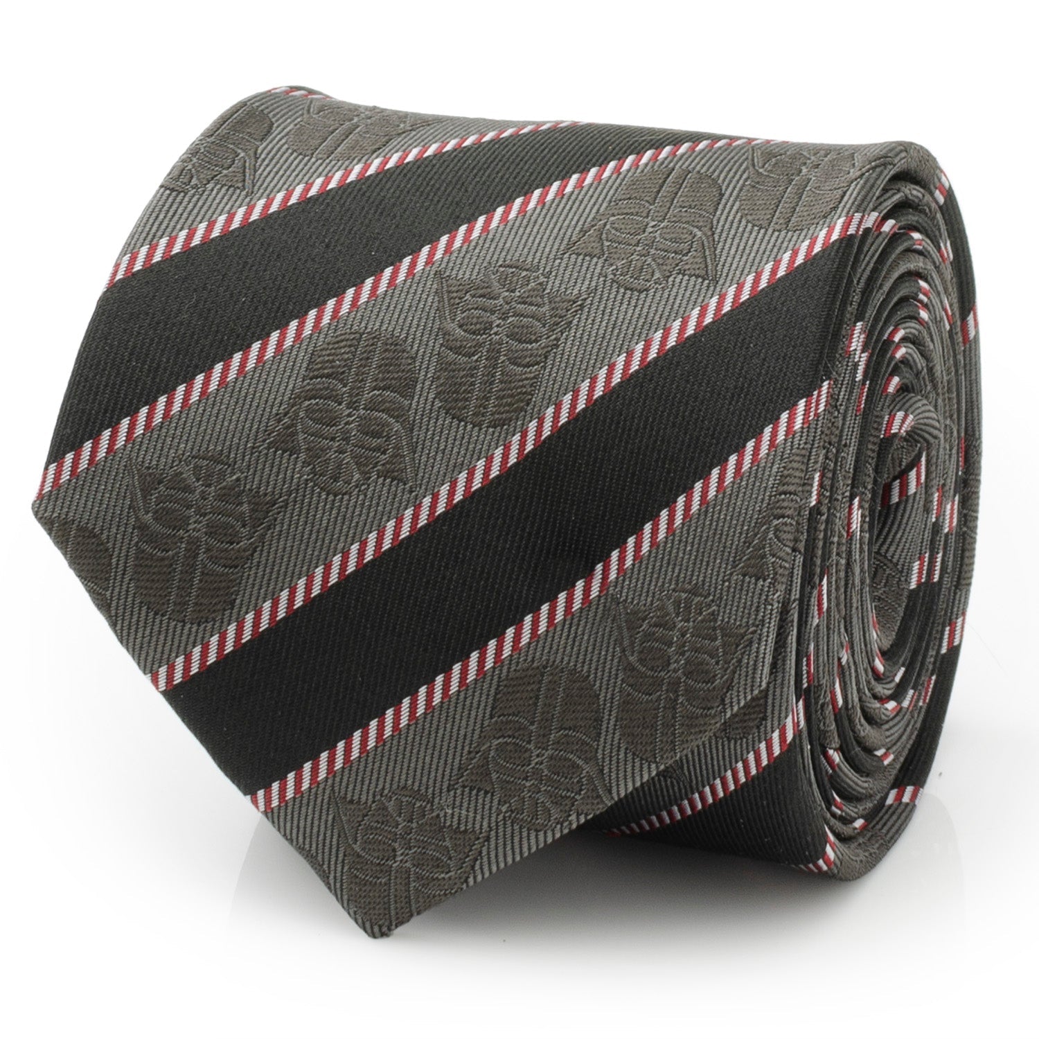 Star Wars Darth Vader Black and Gray Striped Tie