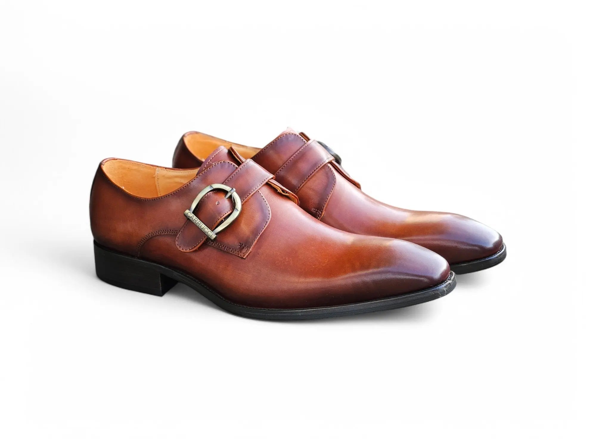 Signature Buckle Monk Strap Shoe