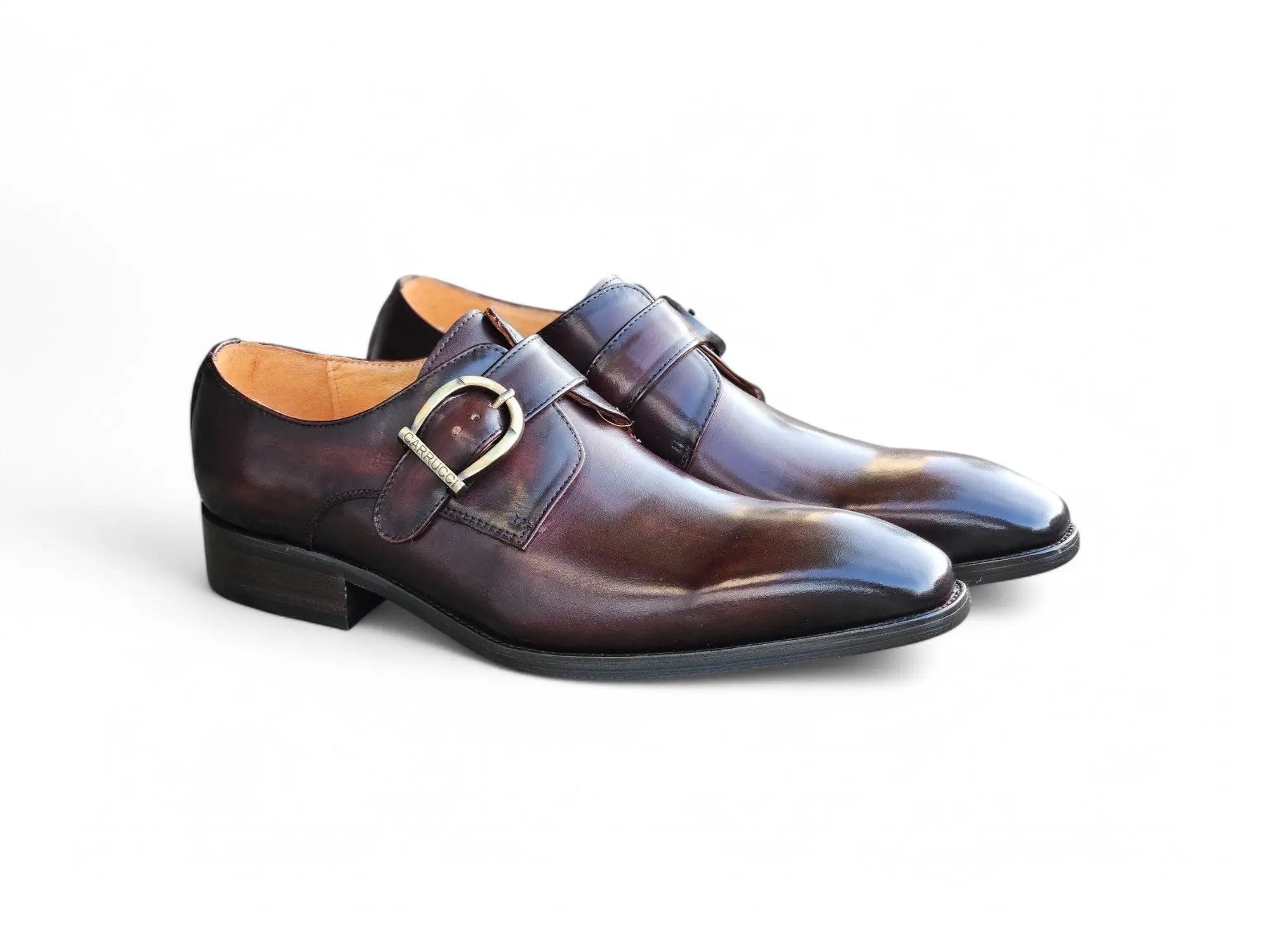 Signature Buckle Monk Strap Shoe