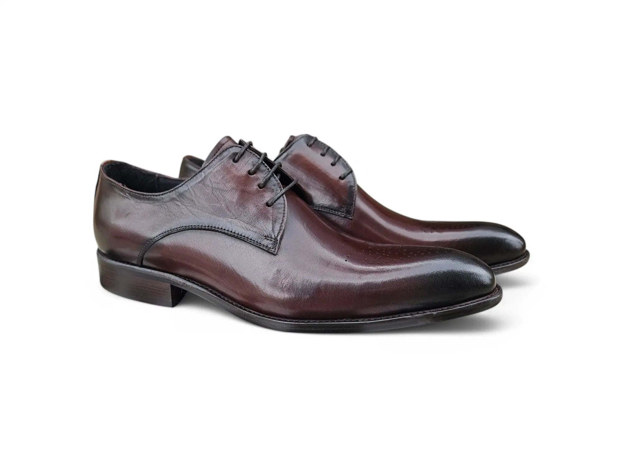 Signature Burnished Lace-up Derby