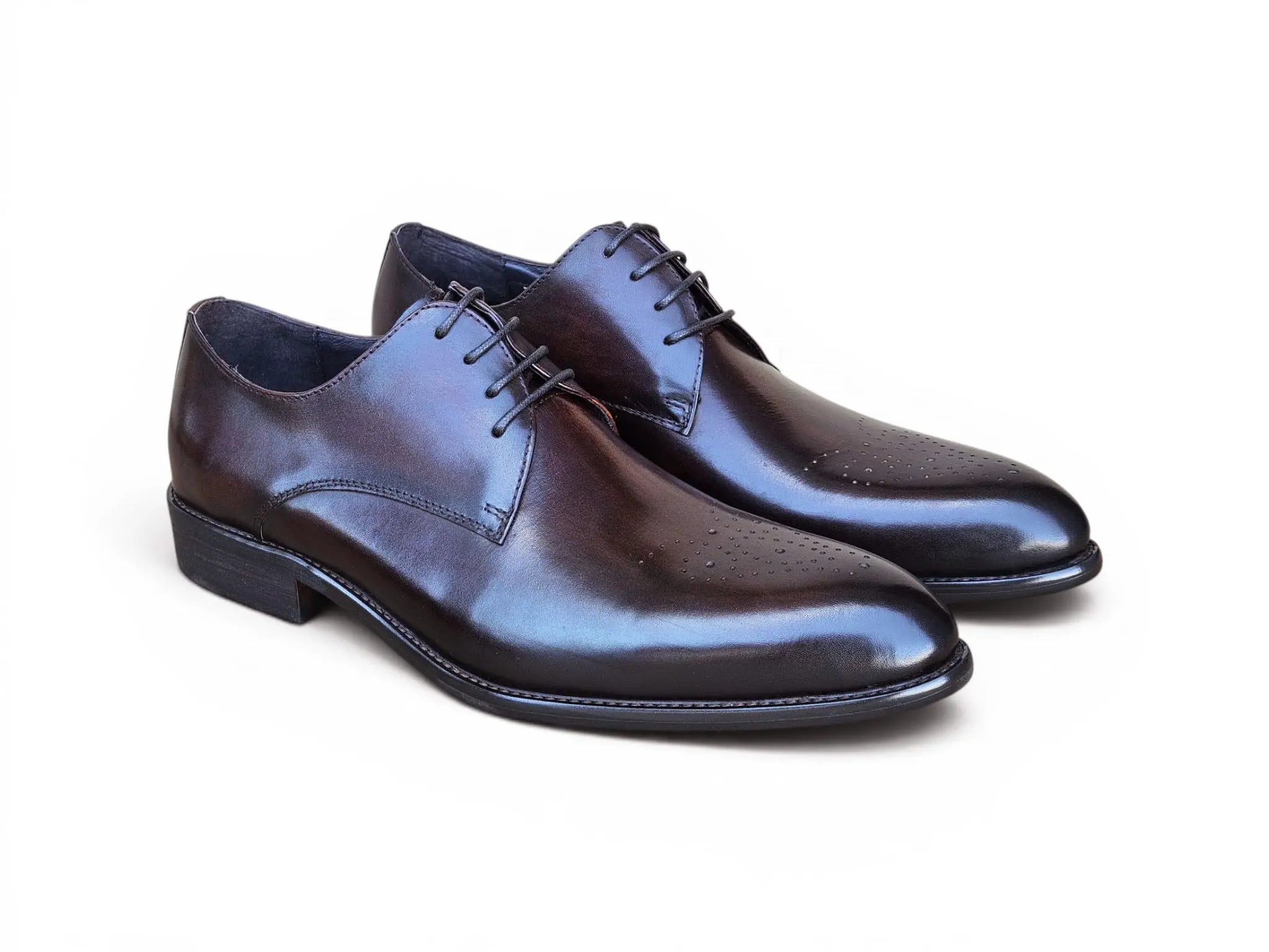 Signature Burnished Lace-up Derby