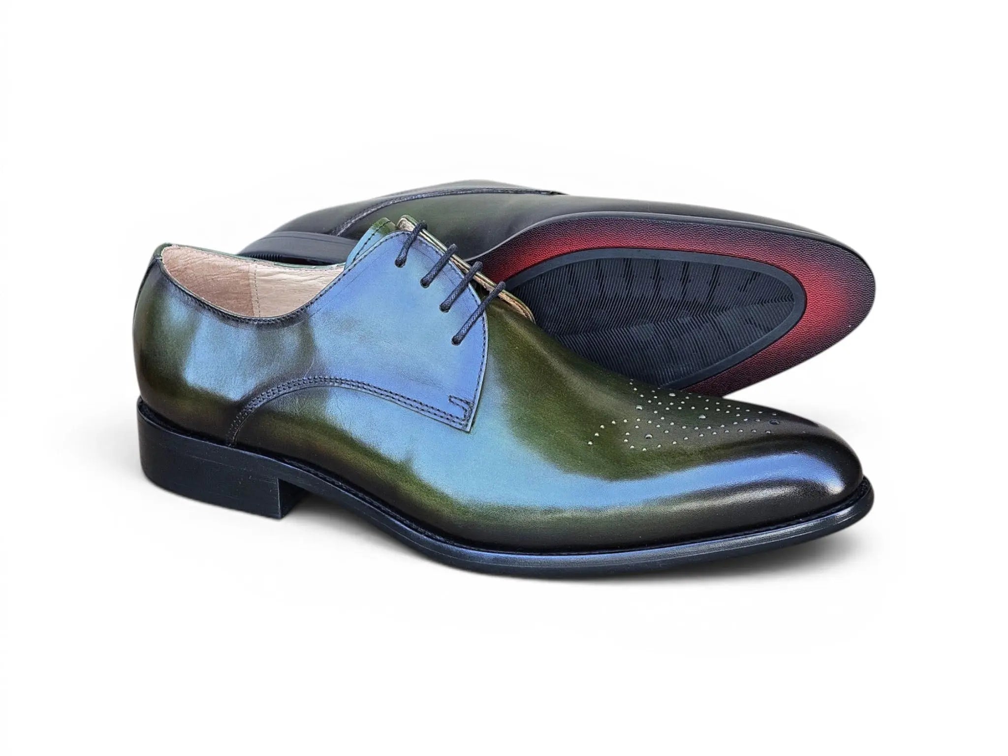 Signature Burnished Lace-up Derby