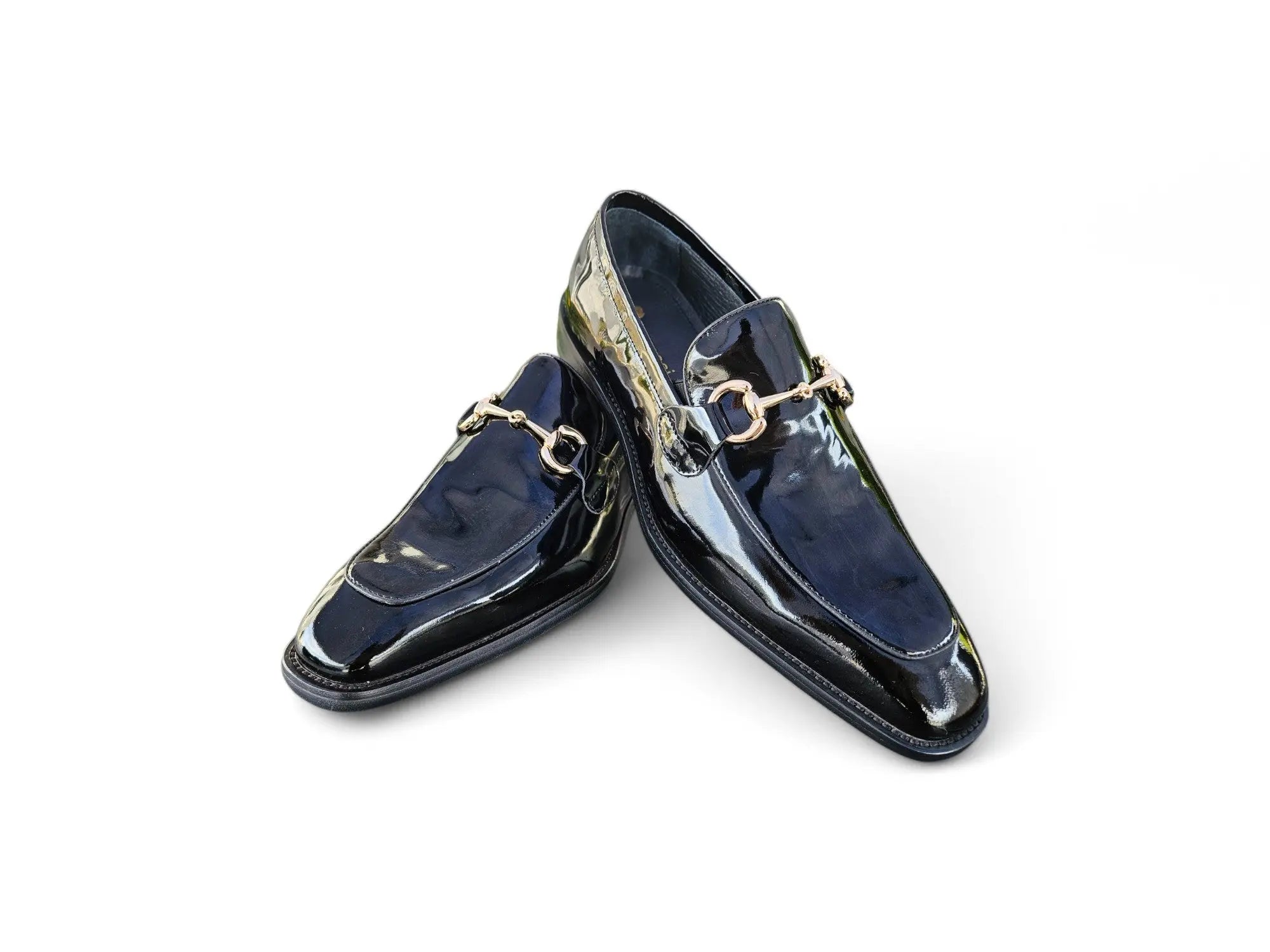 Signature Horse Bit Patent Leather Loafer