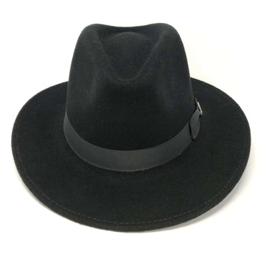 Stetson Markham Wool Felt Fedora Black