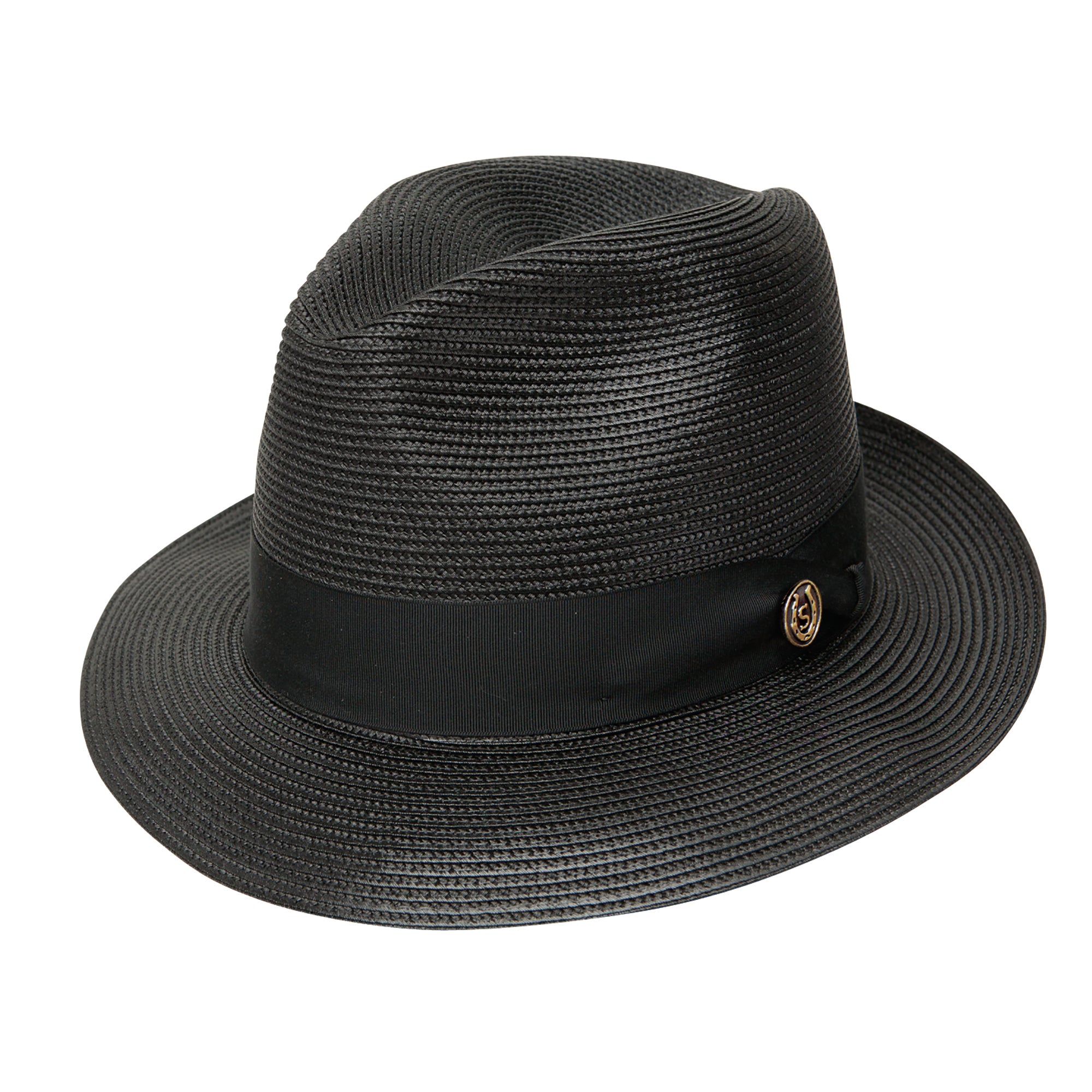 Stetson Rosebud Straw Hat Black