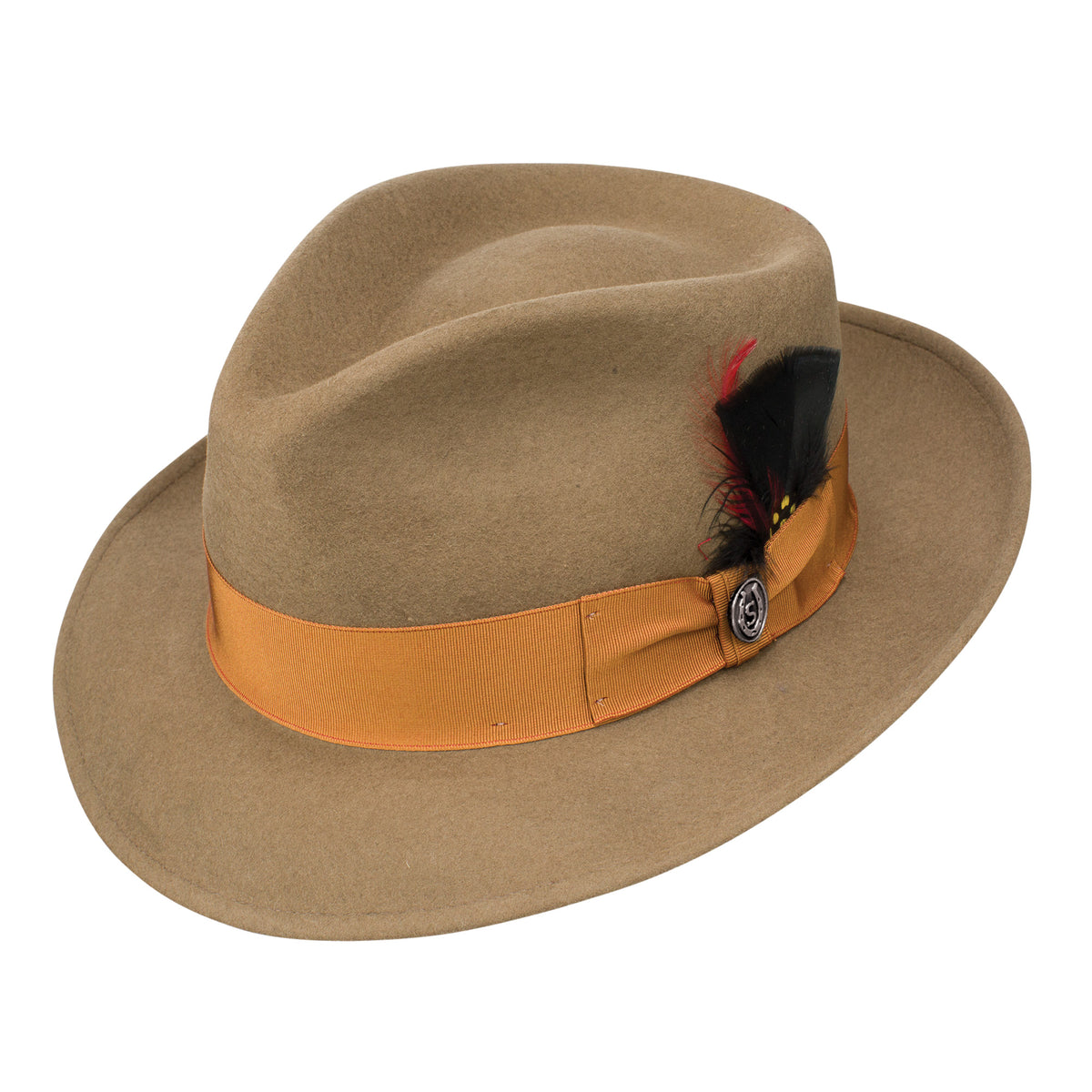 Stetson Strand II Felt Fedora Camel