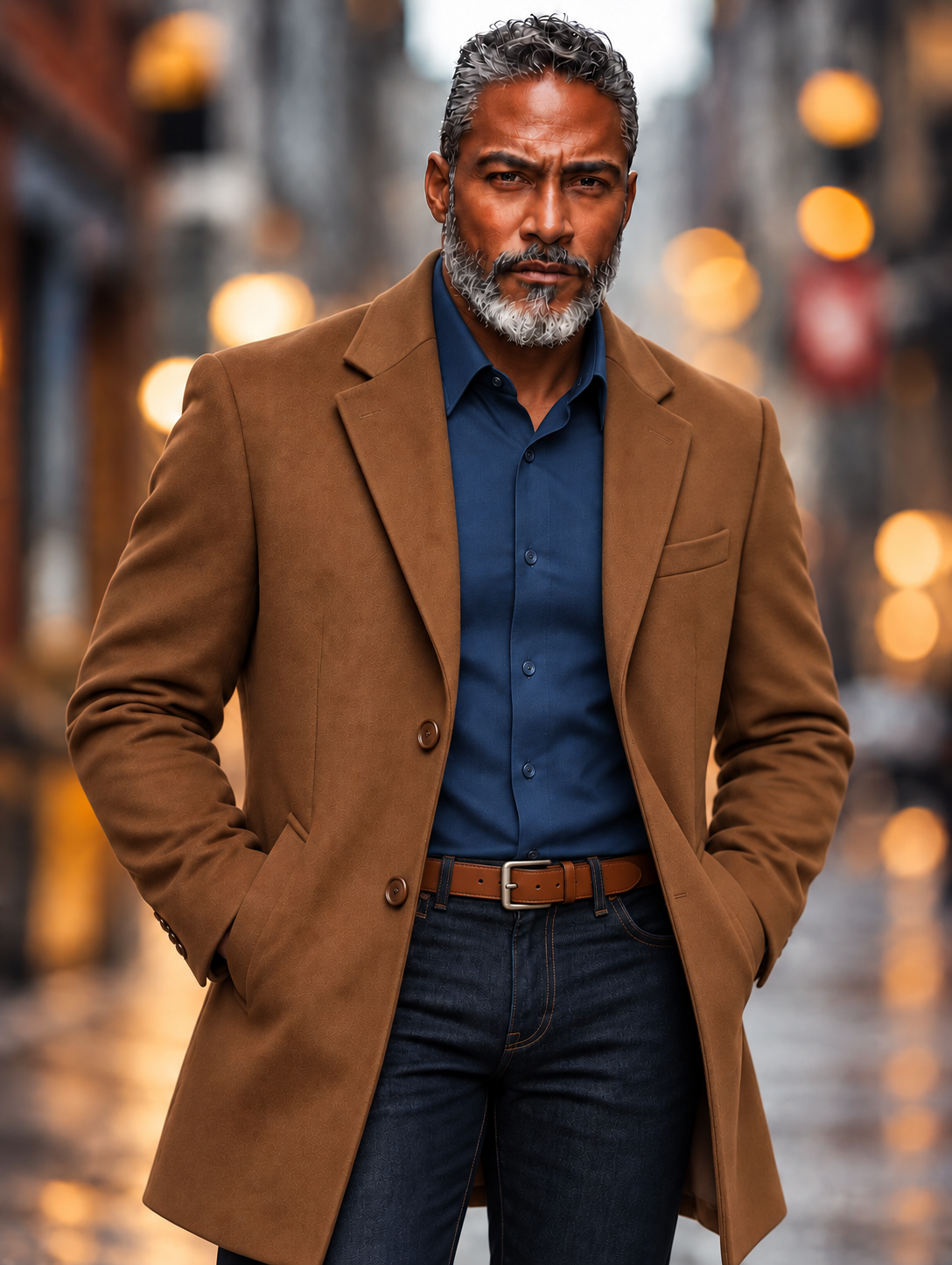 Caravelli L600912E Elliot 3/4 Coat Camel