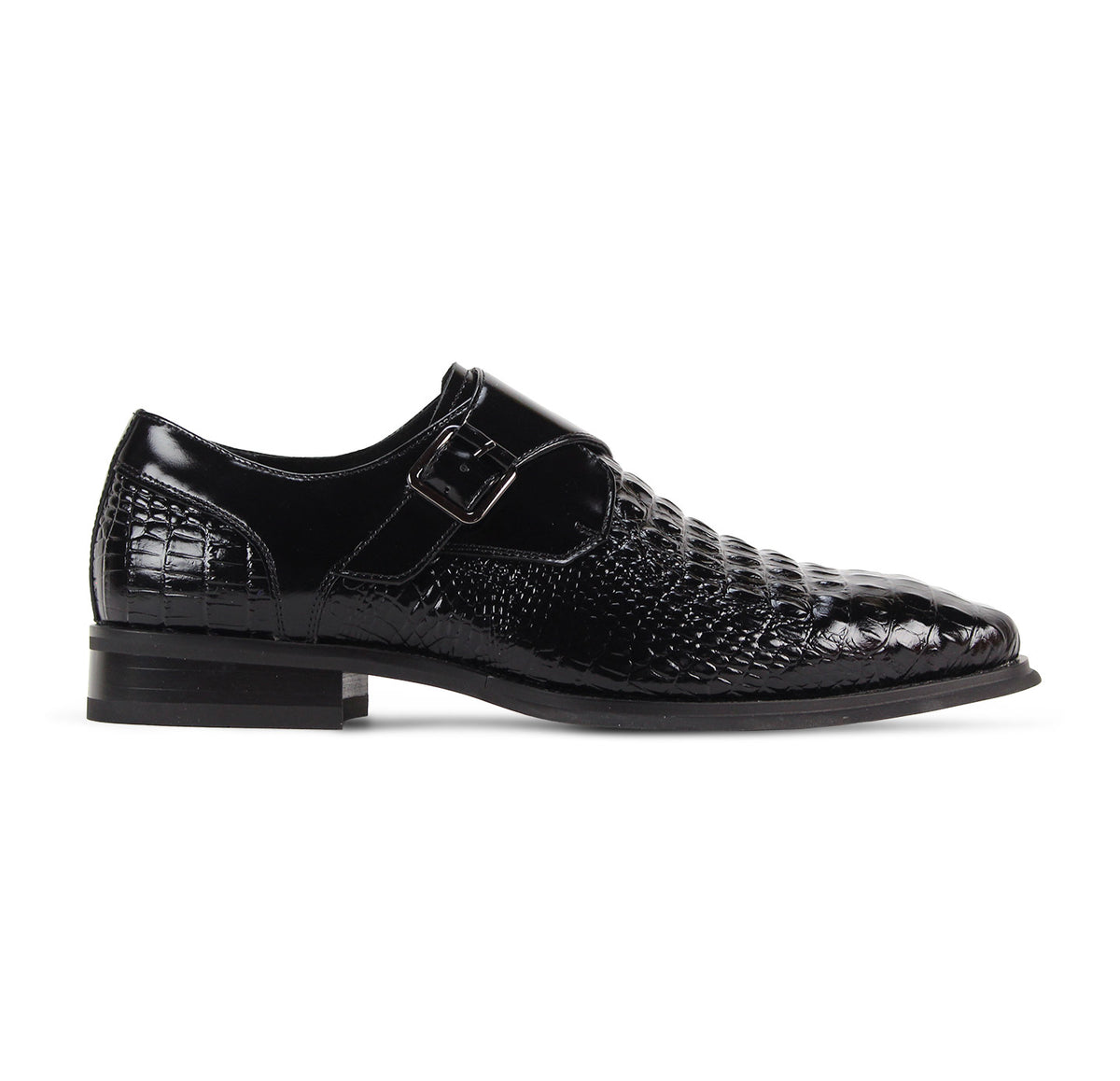 Giovanni Tanner Leather Shoes Black