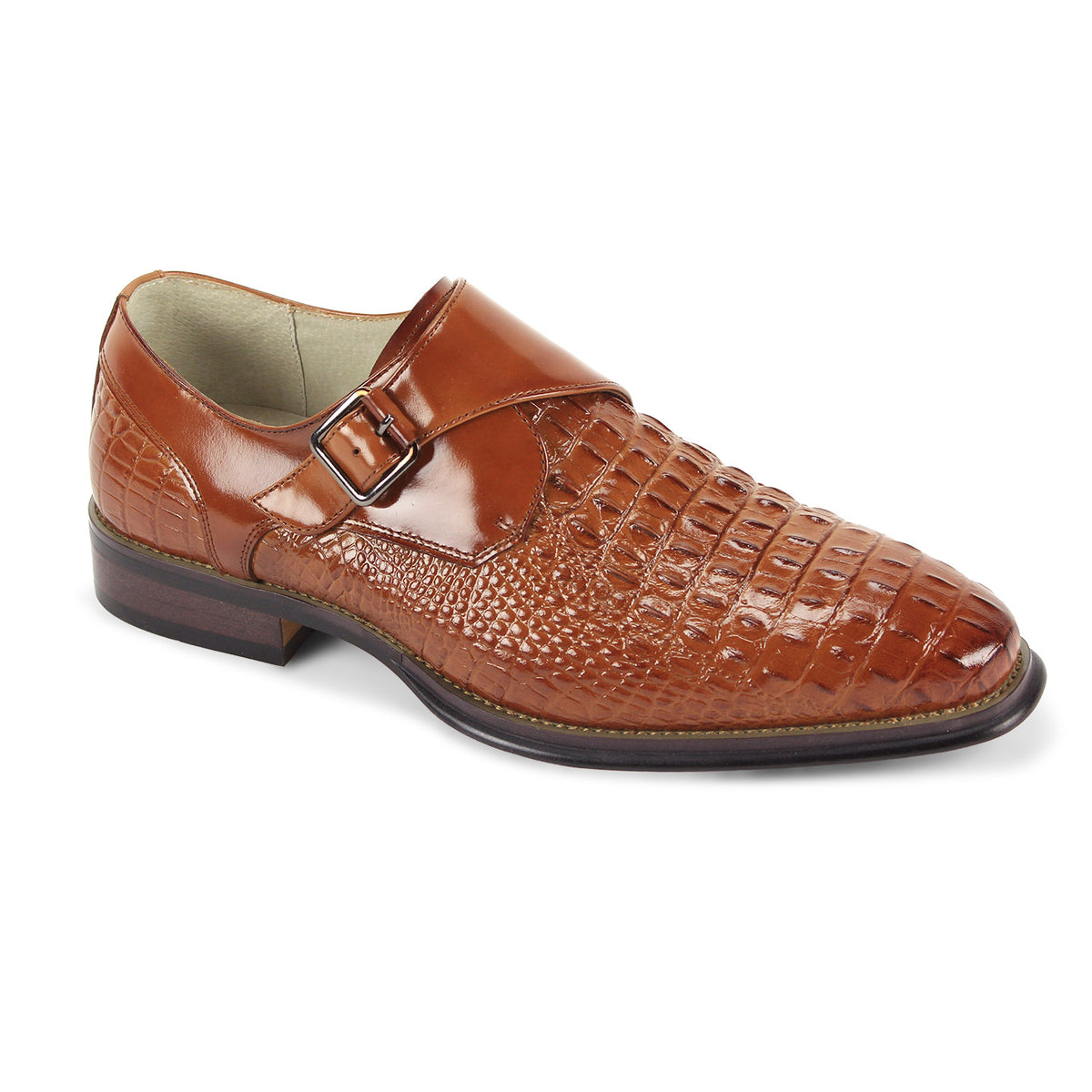 Giovanni Tanner Leather Shoes Whiskey