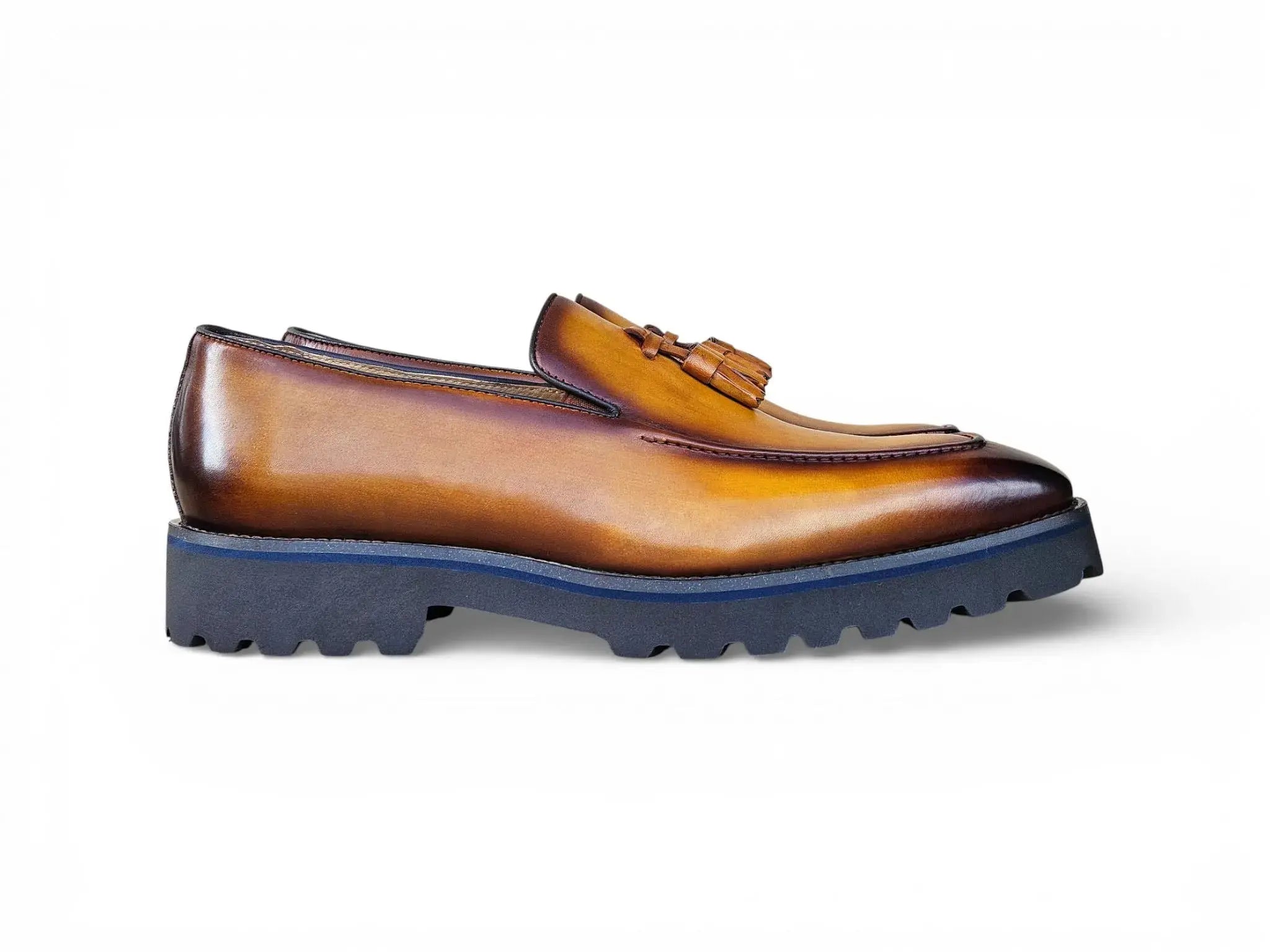Tassel Loafer in Lug Sole