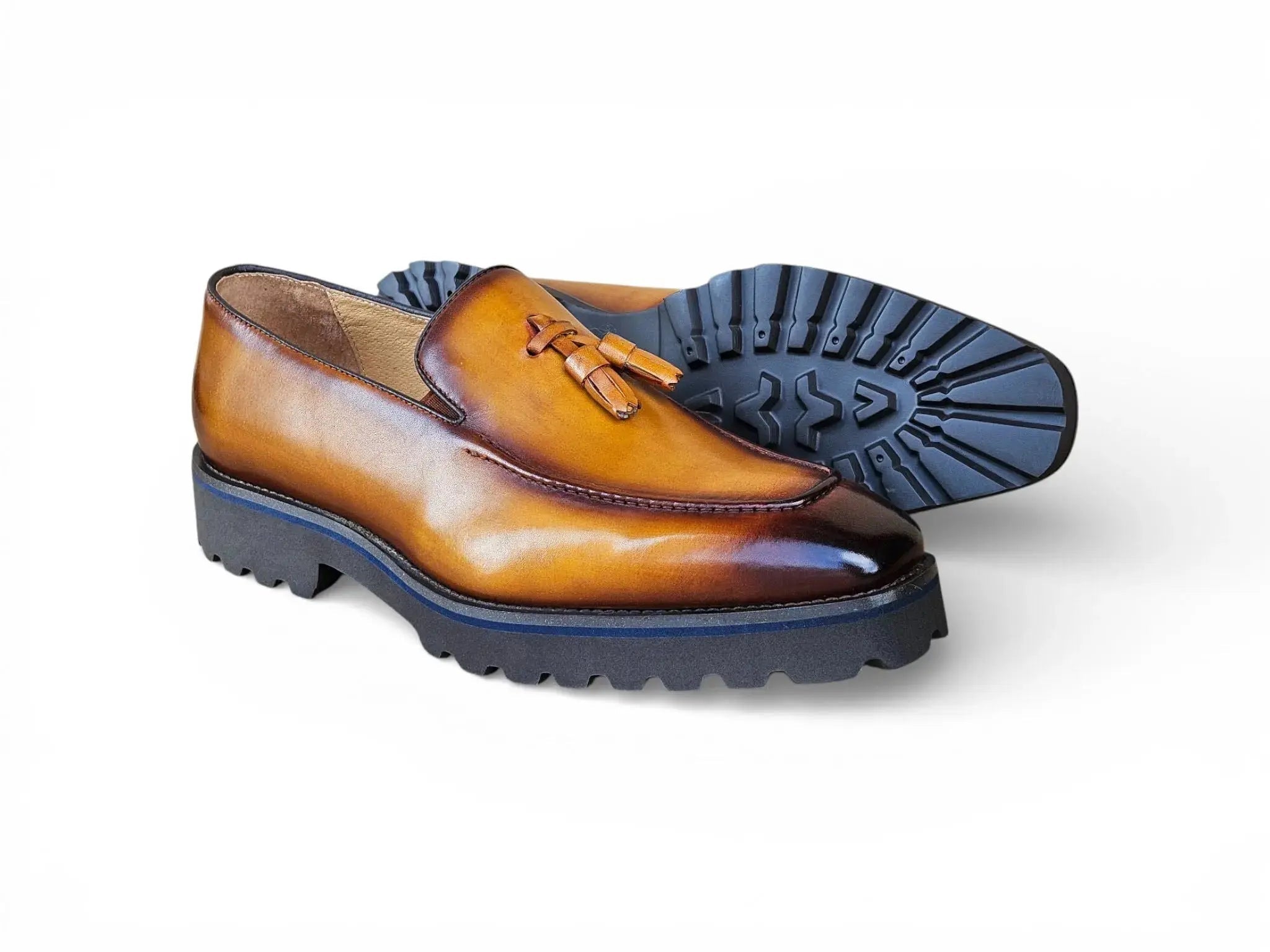 Tassel Loafer in Lug Sole