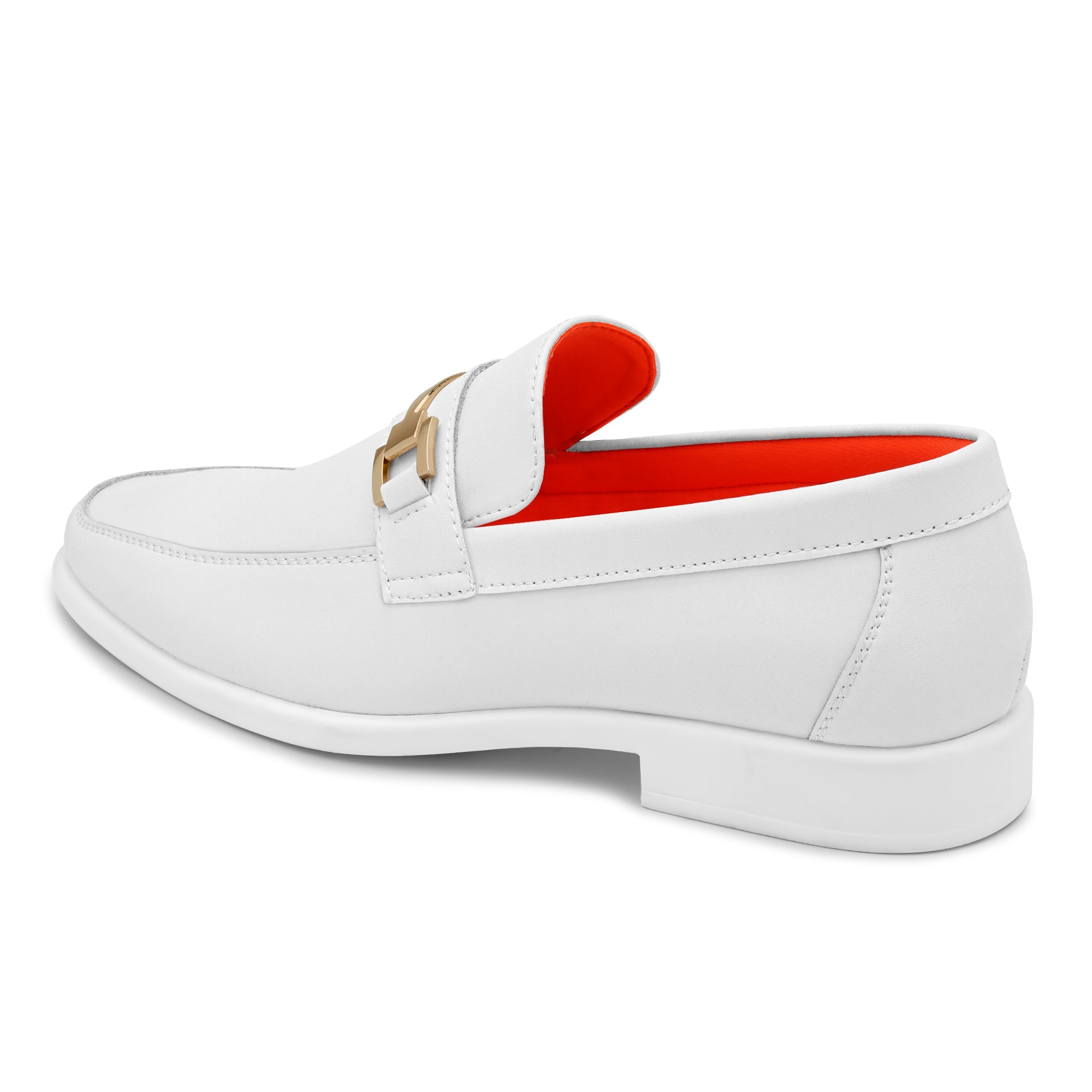 Tayno The Caprio Leather Loafer White/Gold