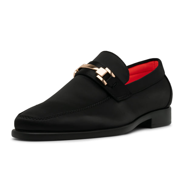 Tayno The Caprio Silk Loafer Black/ Gold