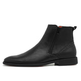 Tayno The Coupe Leather Chelsea Boot Black