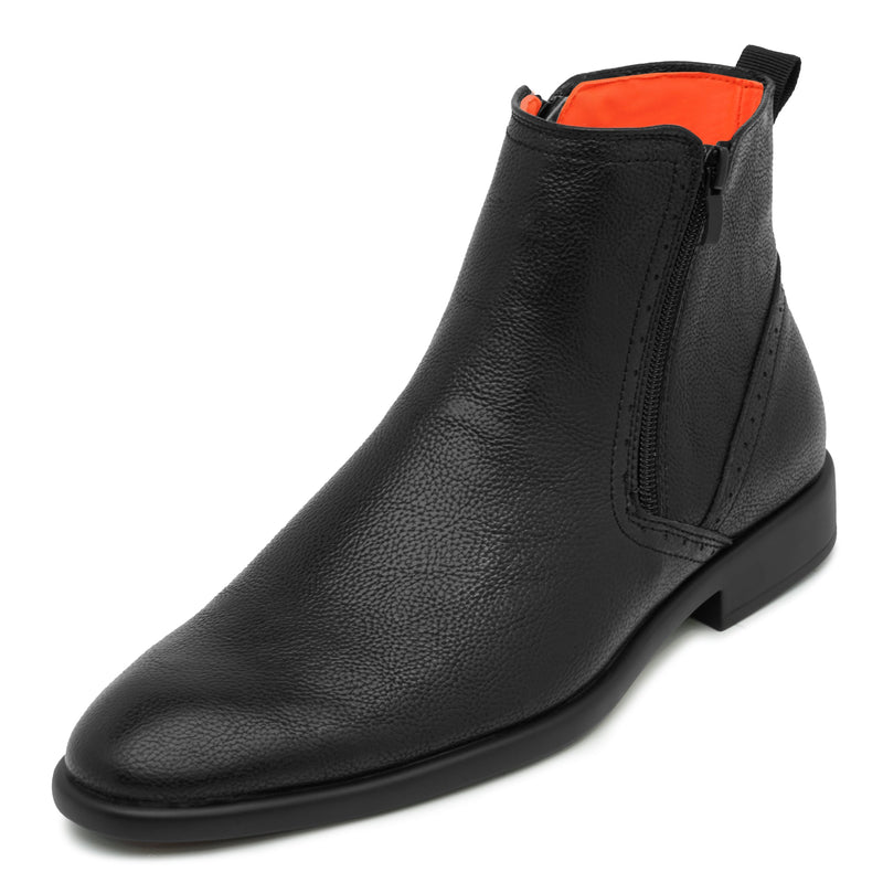 Tayno The Coupe Leather Chelsea Boot Black