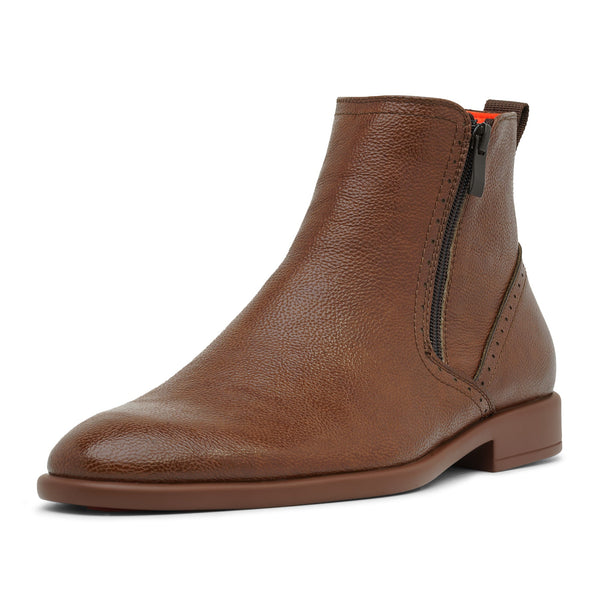 Tayno The Coupe Leather Chelsea Boot Cognac