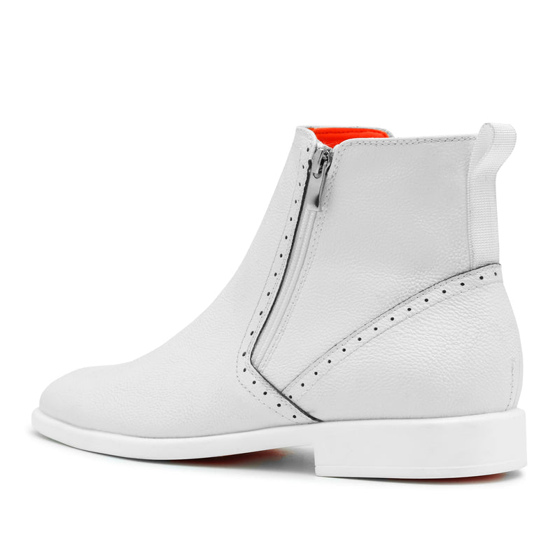 Tayno The Coupe Leather Chelsea Boot White