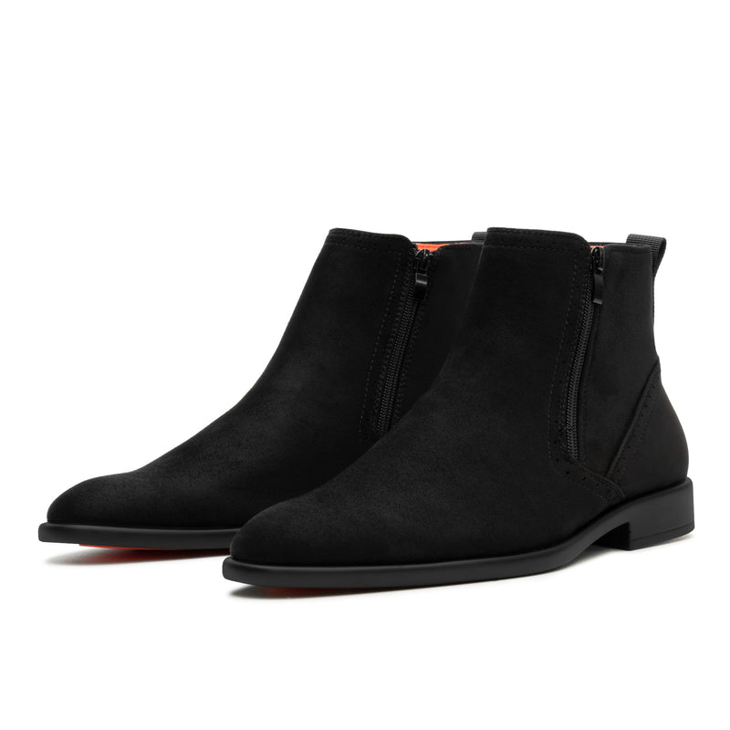 Tayno The Coupe Suede Chelsea Boot Black