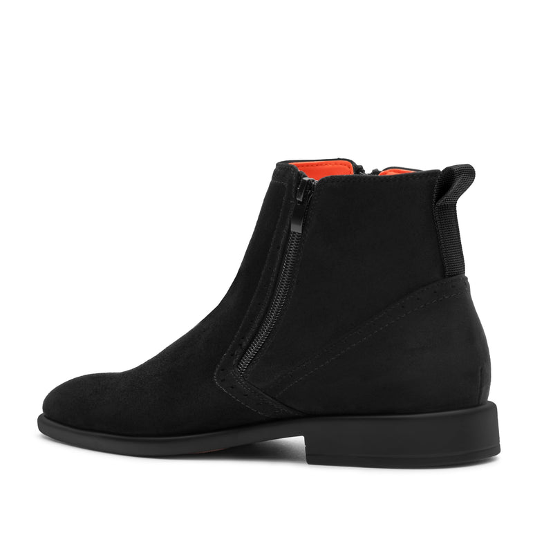 Tayno The Coupe Suede Chelsea Boot Black