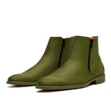 Tayno The Coupe Suede Chelsea Boot Lime