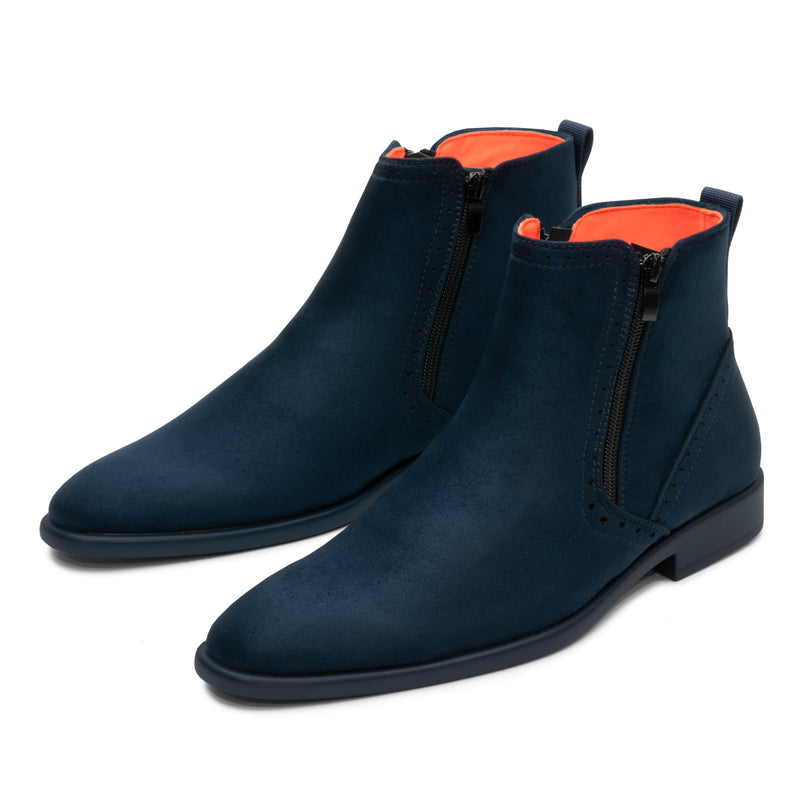 Tayno The Coupe Suede Chelsea Boot Navy