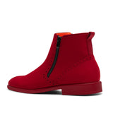 Tayno The Coupe Suede Chelsea Boot Red