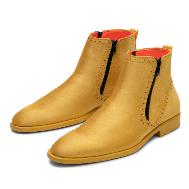 Tayno The Coupe Suede Chelsea Boot Yellow