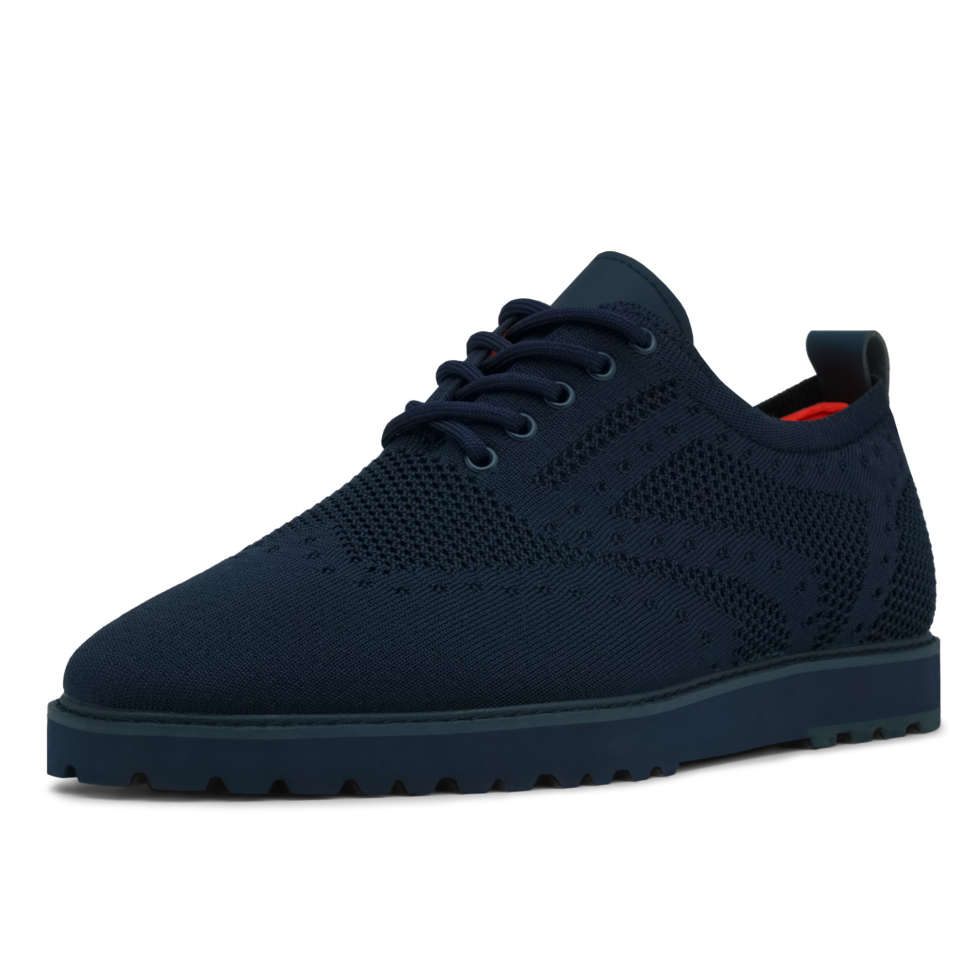 Tayno The Fershort Wingtip Knit Sneaker Navy