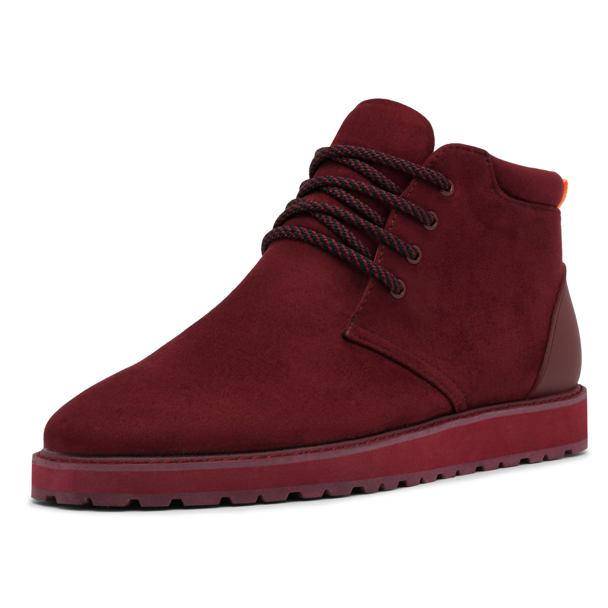Tayno Maple Suede Dessert Chukka Sneaker Wine